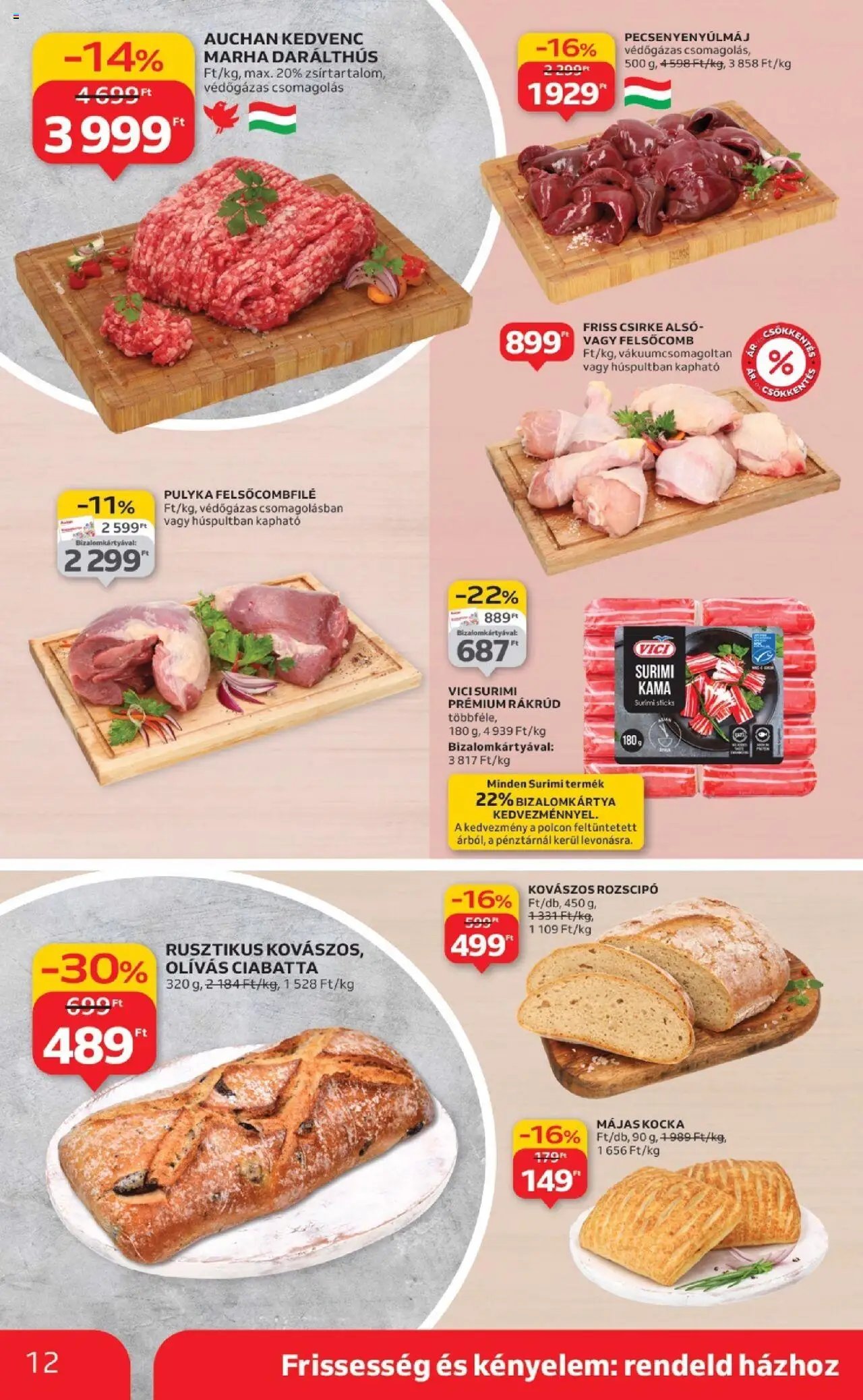 Auchan újság 2025.10.02. Szupermarket akciós újság (2025-10-02 - 2025-10-08)