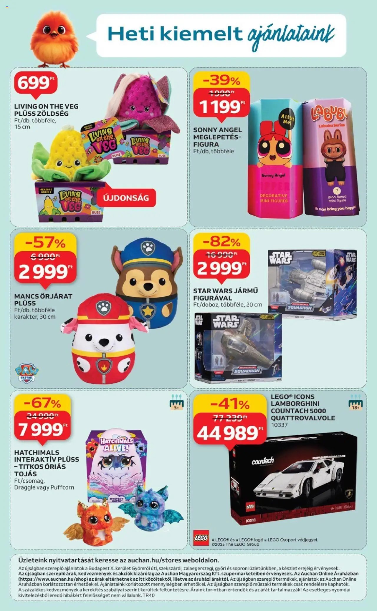 Auchan újság 2025.10.02. Szupermarket akciós újság (2025-10-02 - 2025-10-08)