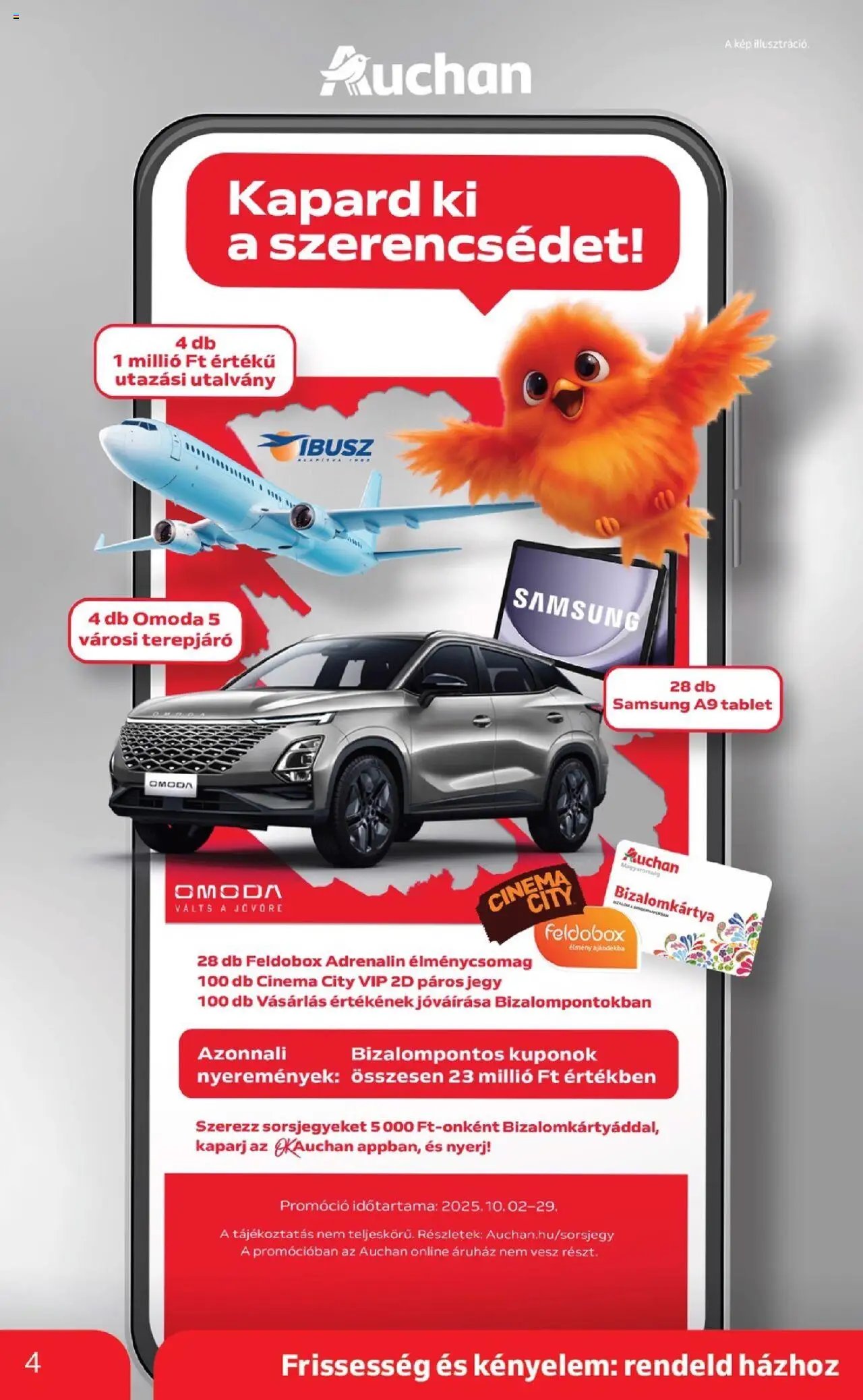 Auchan újság 2025.10.02. Szupermarket akciós újság (2025-10-02 - 2025-10-08)