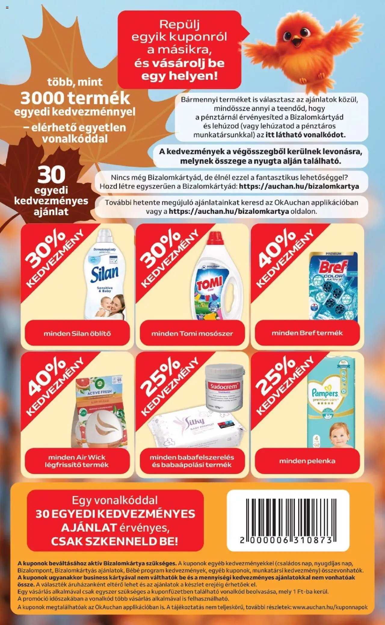 Auchan újság 2025.10.02. Szupermarket akciós újság (2025-10-02 - 2025-10-08)
