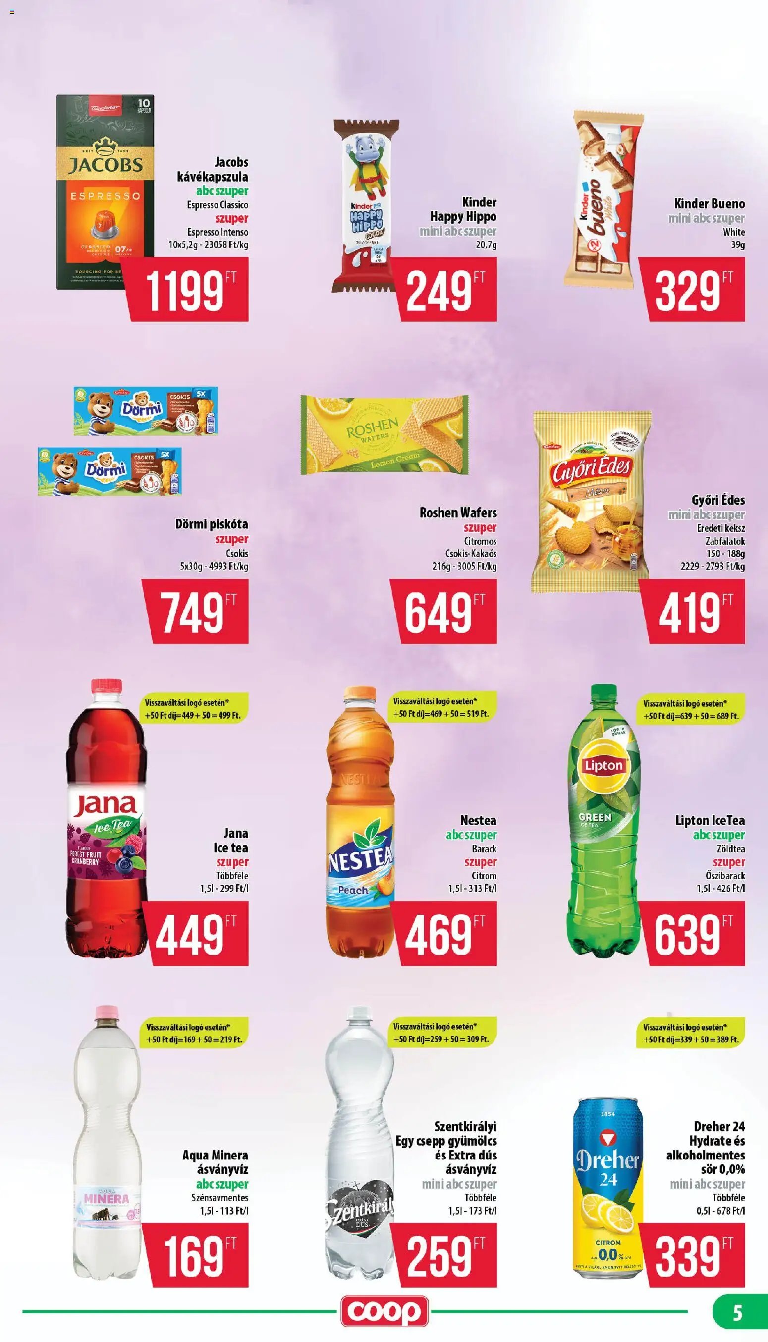 COOP újság 2026.08.21. COOP - Mini & Abc & Szuper / Nyírzem