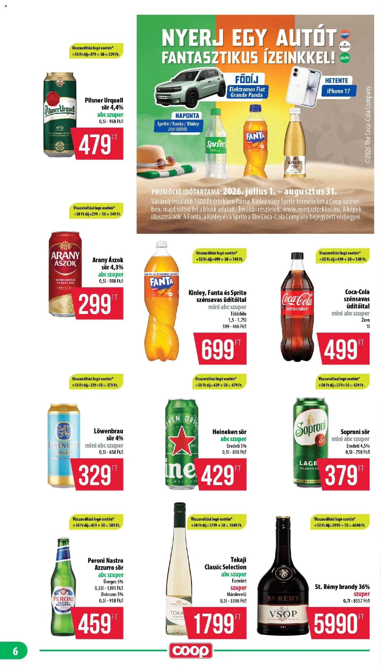COOP újság 2026.08.21. COOP - Mini & Abc & Szuper / Nyírzem