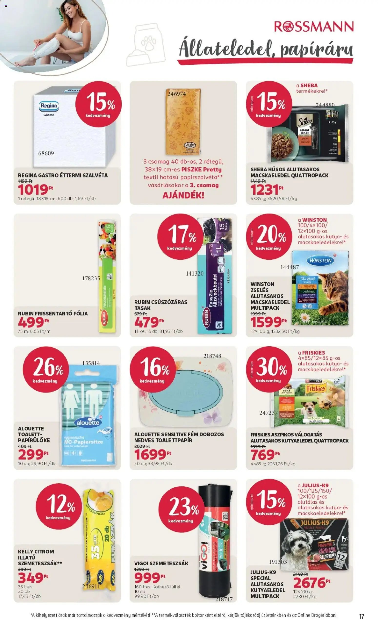 Rossmann újság 2026.01.05. Akciós újság Rossmann (2026-01-05 - 2026-01-16)