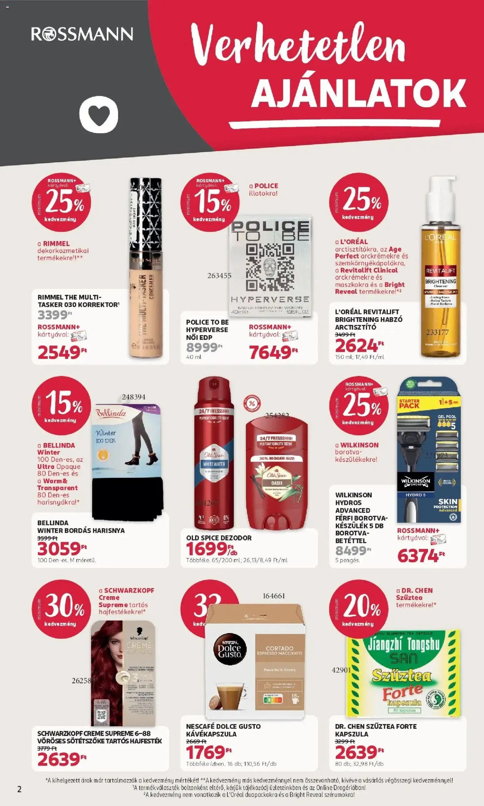 Rossmann újság 2026.01.05. Akciós újság Rossmann (2026-01-05 - 2026-01-16)