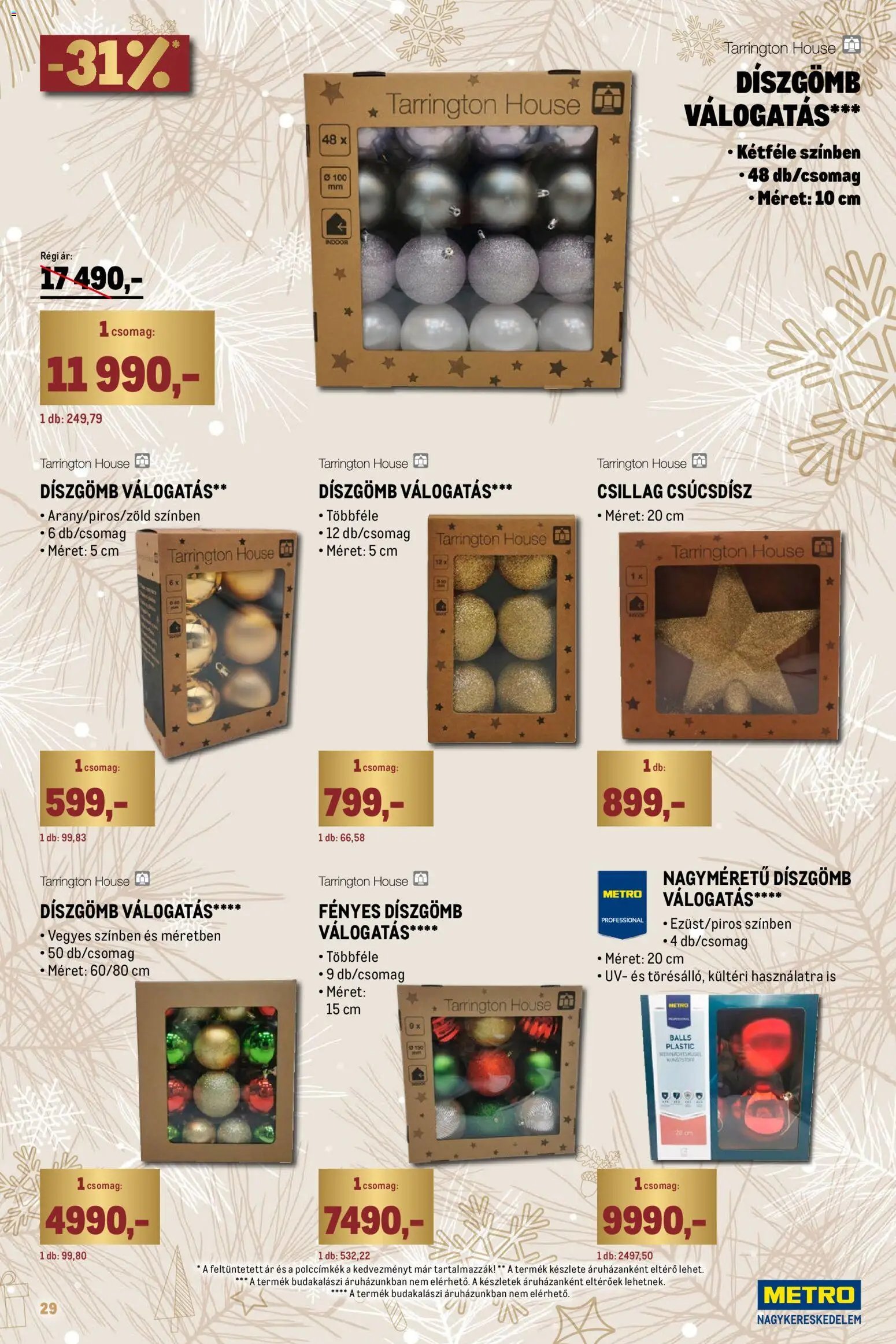 Metro újság 2025.11.02. Ünnepi katalógus (2025-11-02 - 2025-11-30)