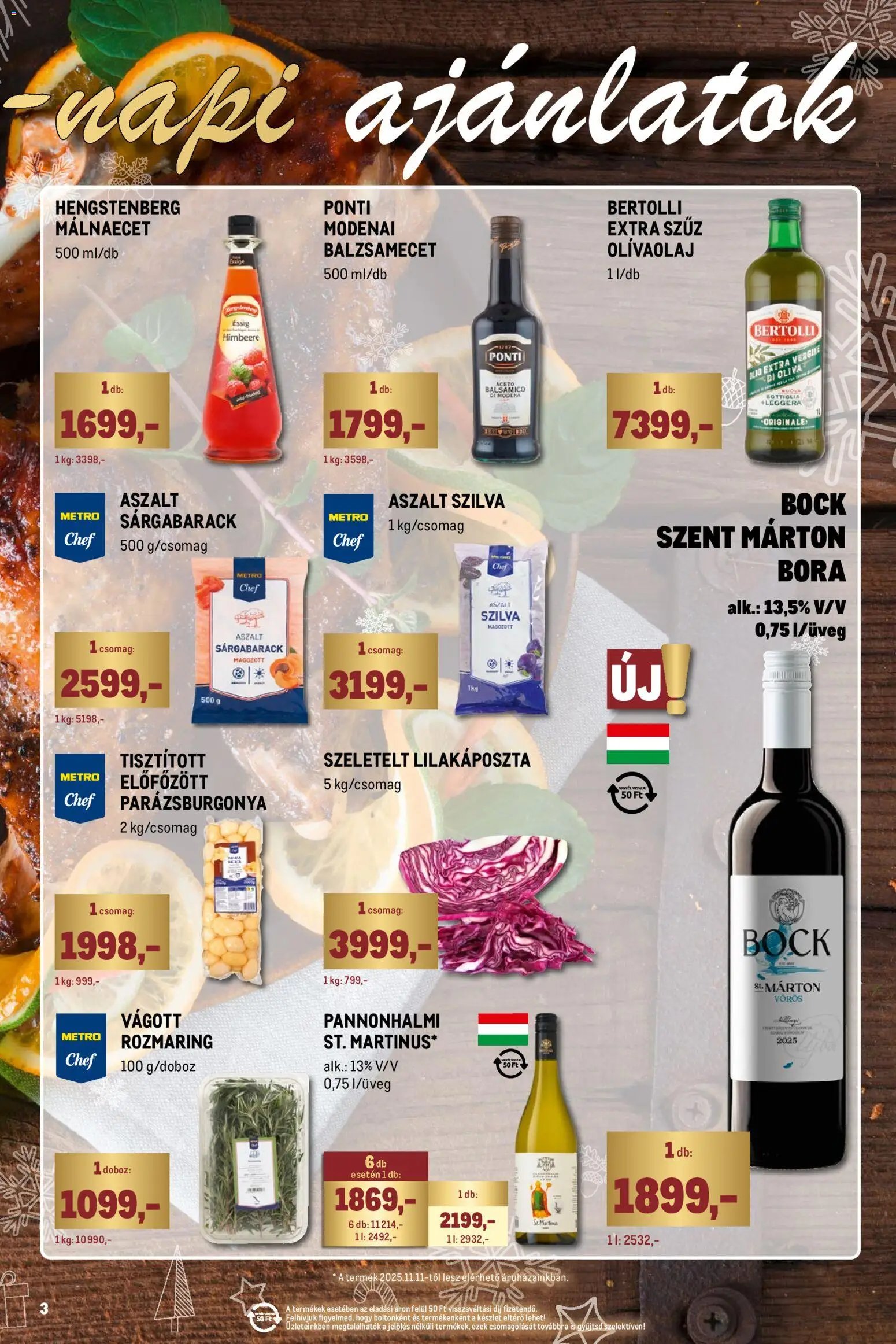 Metro újság 2025.11.02. Ünnepi katalógus (2025-11-02 - 2025-11-30)