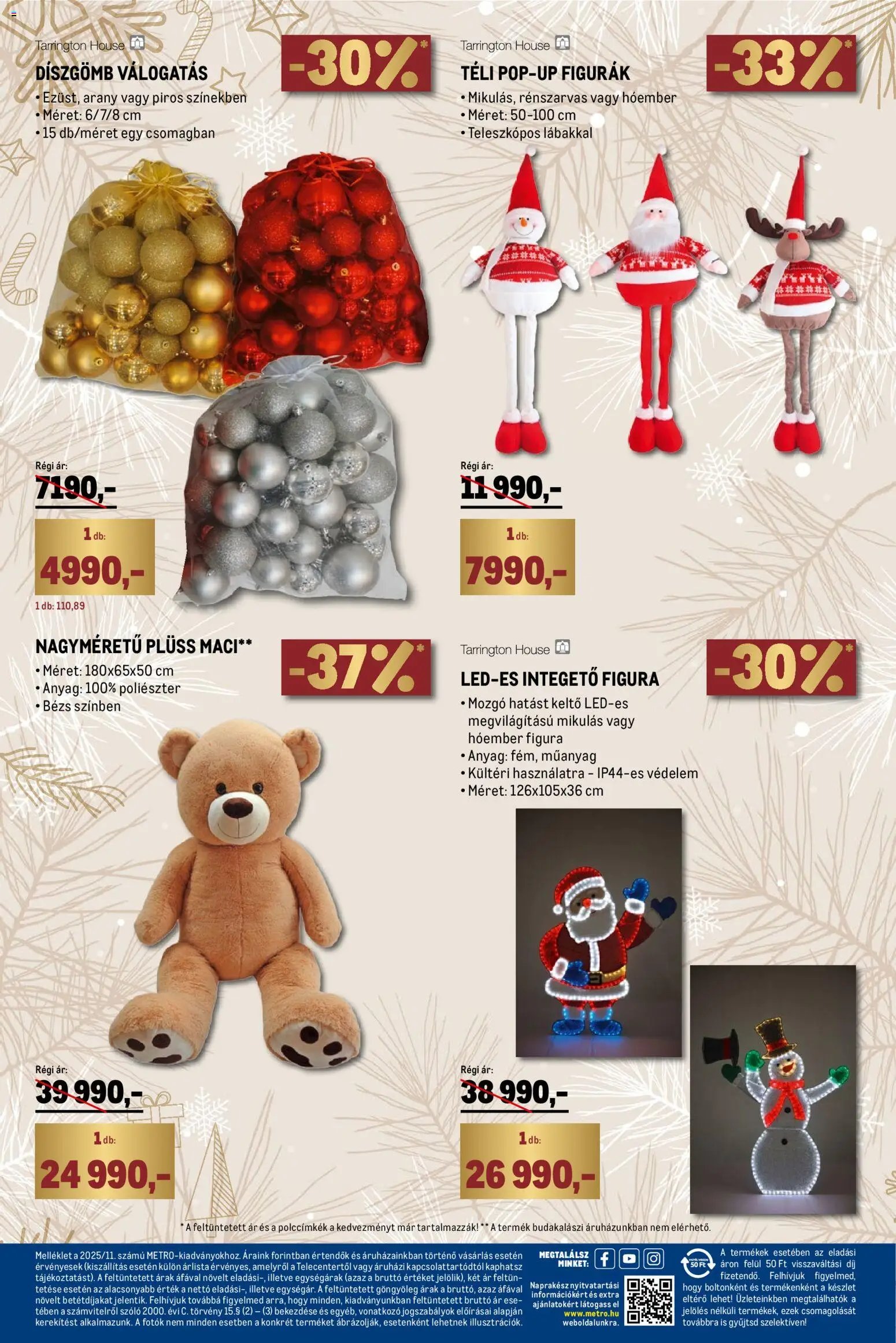 Metro újság 2025.11.02. Ünnepi katalógus (2025-11-02 - 2025-11-30)