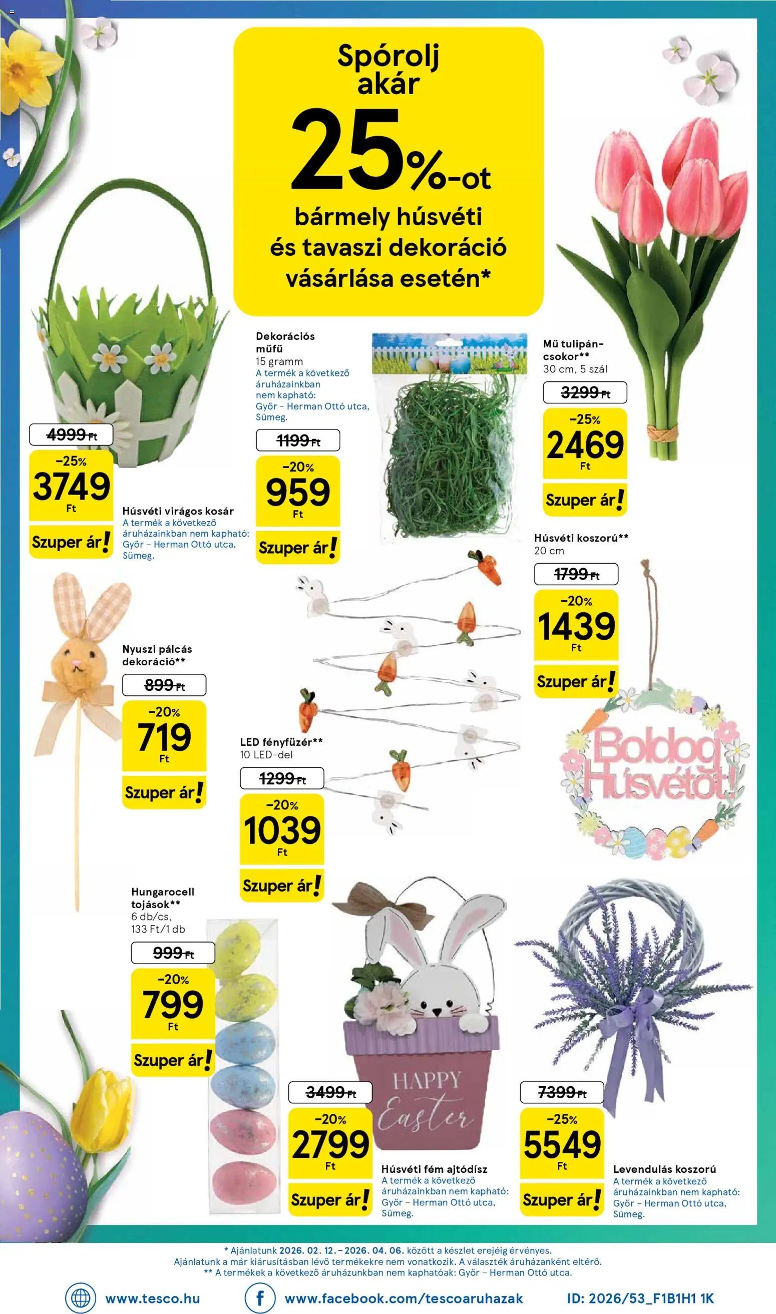 Tesco újság 2026.02.26. Szupermarket akciós újság (2026-02-26 - 2026-03-04)