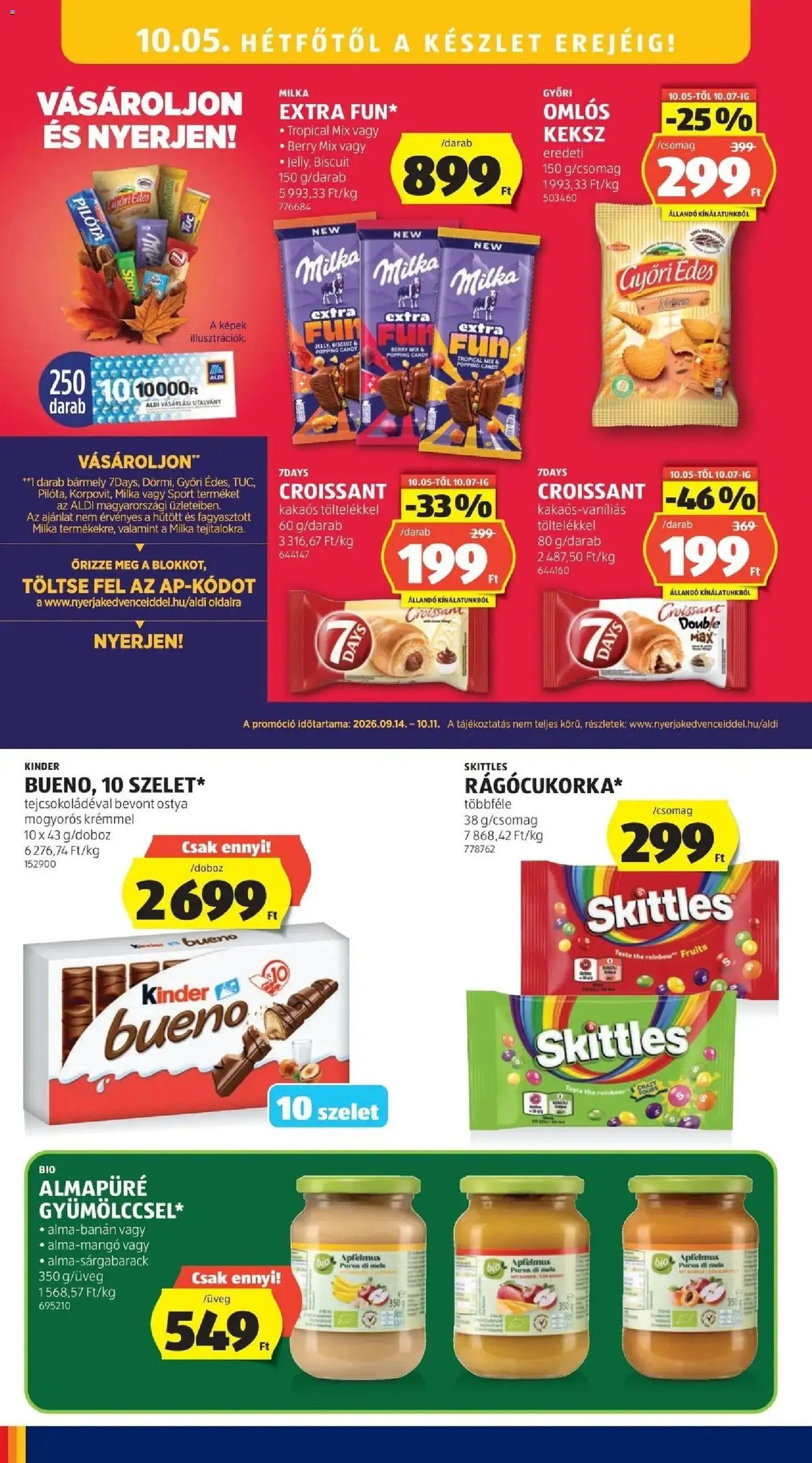 Aldi újság 2026.10.01. Aldi szórólap