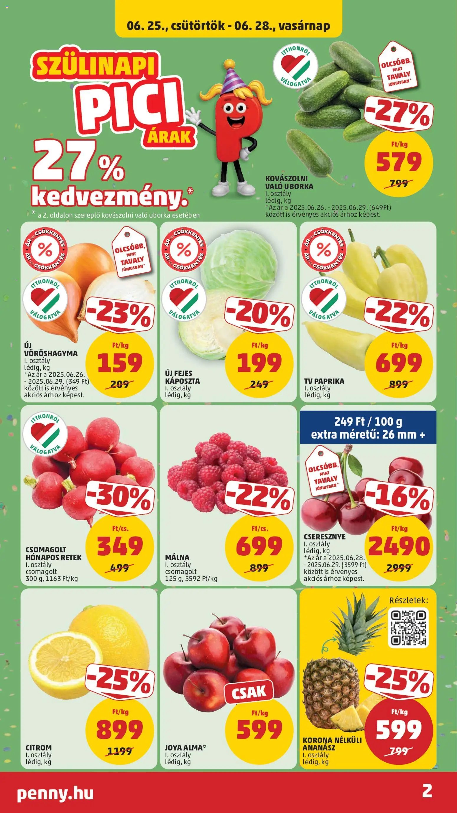 PENNY újság 2026.06.25. PENNY akciós újság