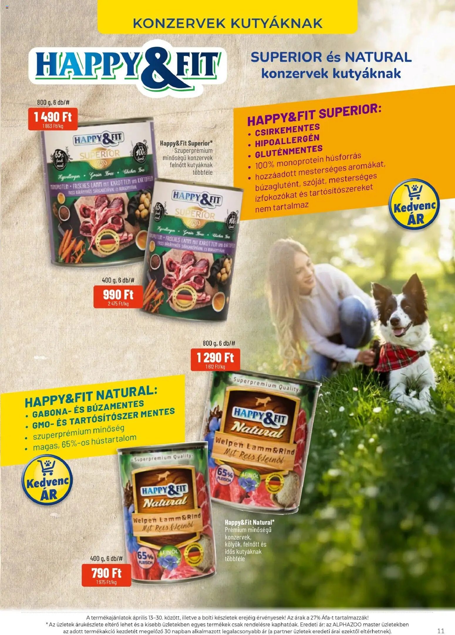 AlphaZoo újság 2026.04.13. AlphaZoo akciós újság (2026-04-13 - 2026-04-30)