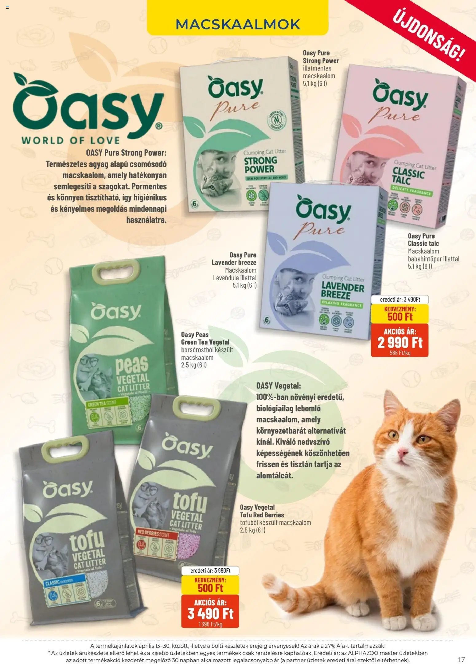 AlphaZoo újság 2026.04.13. AlphaZoo akciós újság (2026-04-13 - 2026-04-30)