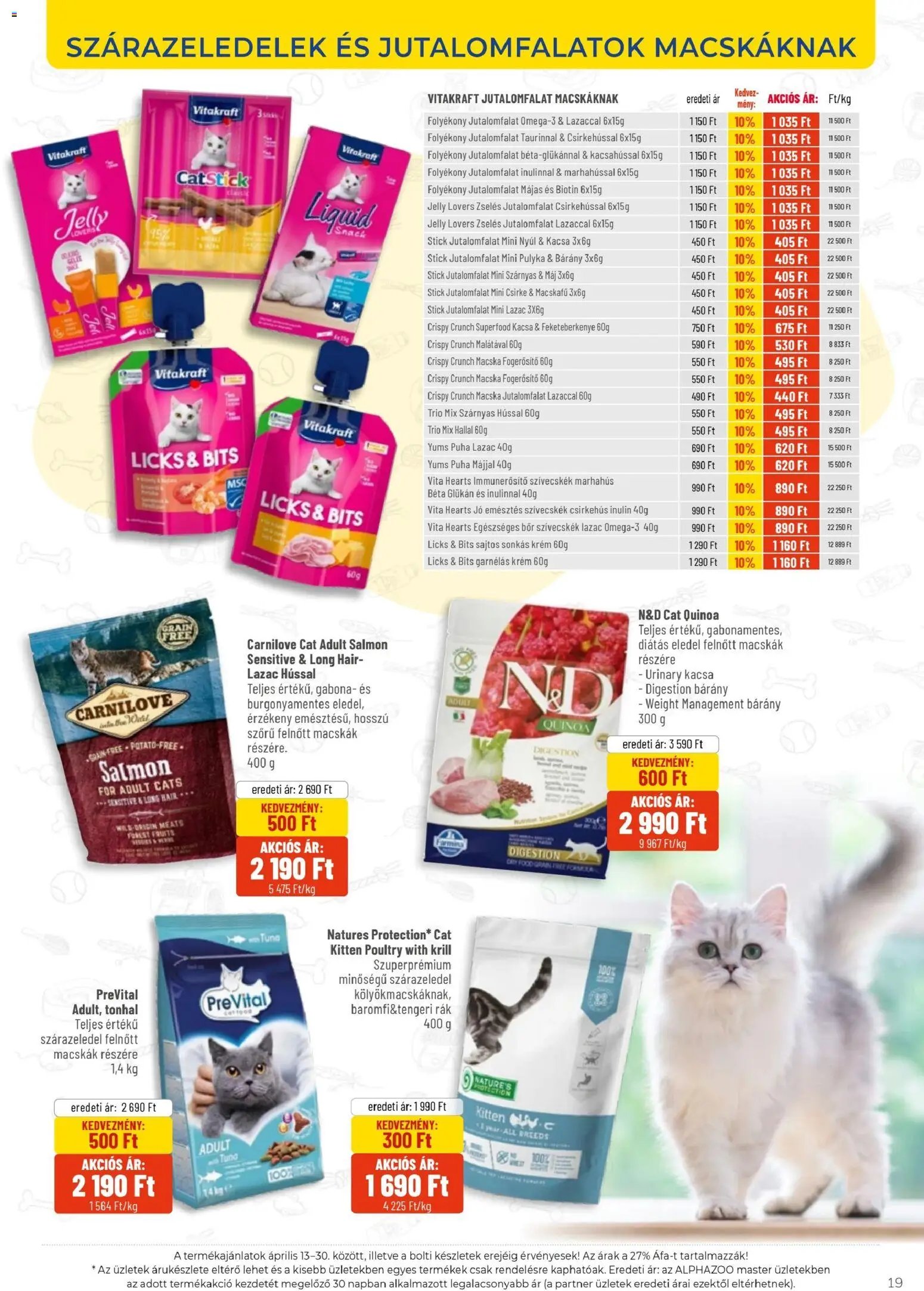 AlphaZoo újság 2026.04.13. AlphaZoo akciós újság (2026-04-13 - 2026-04-30)