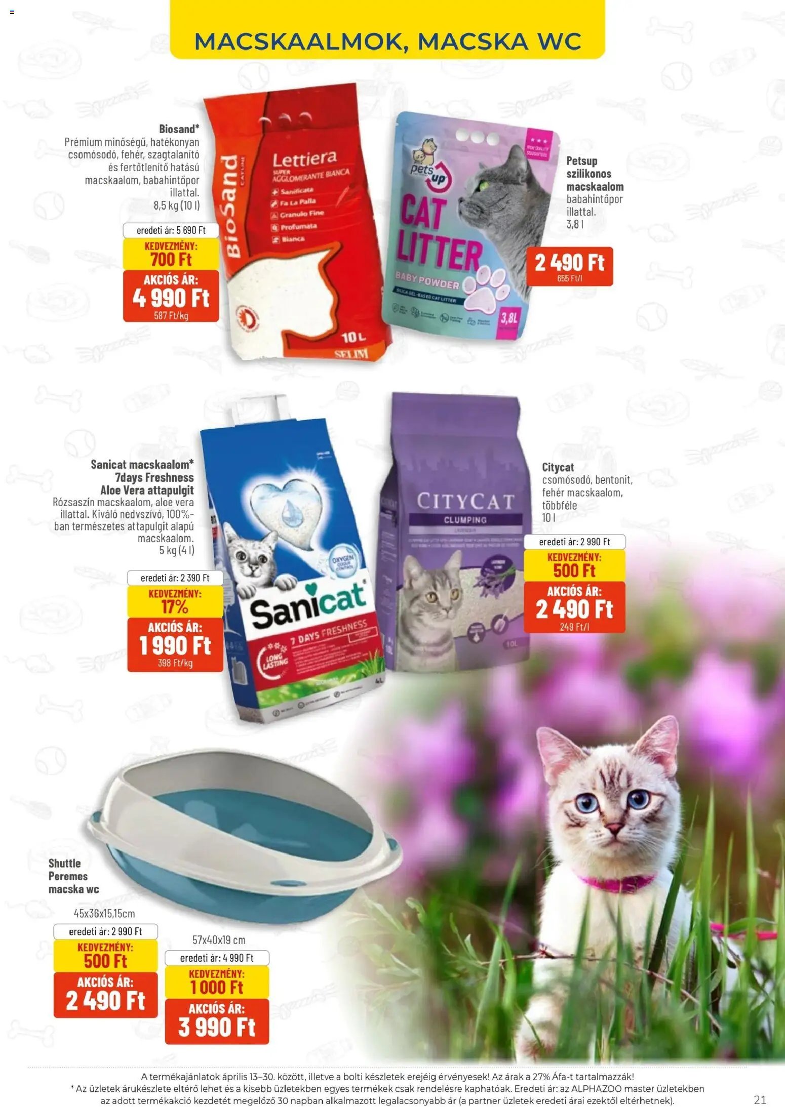 AlphaZoo újság 2026.04.13. AlphaZoo akciós újság (2026-04-13 - 2026-04-30)