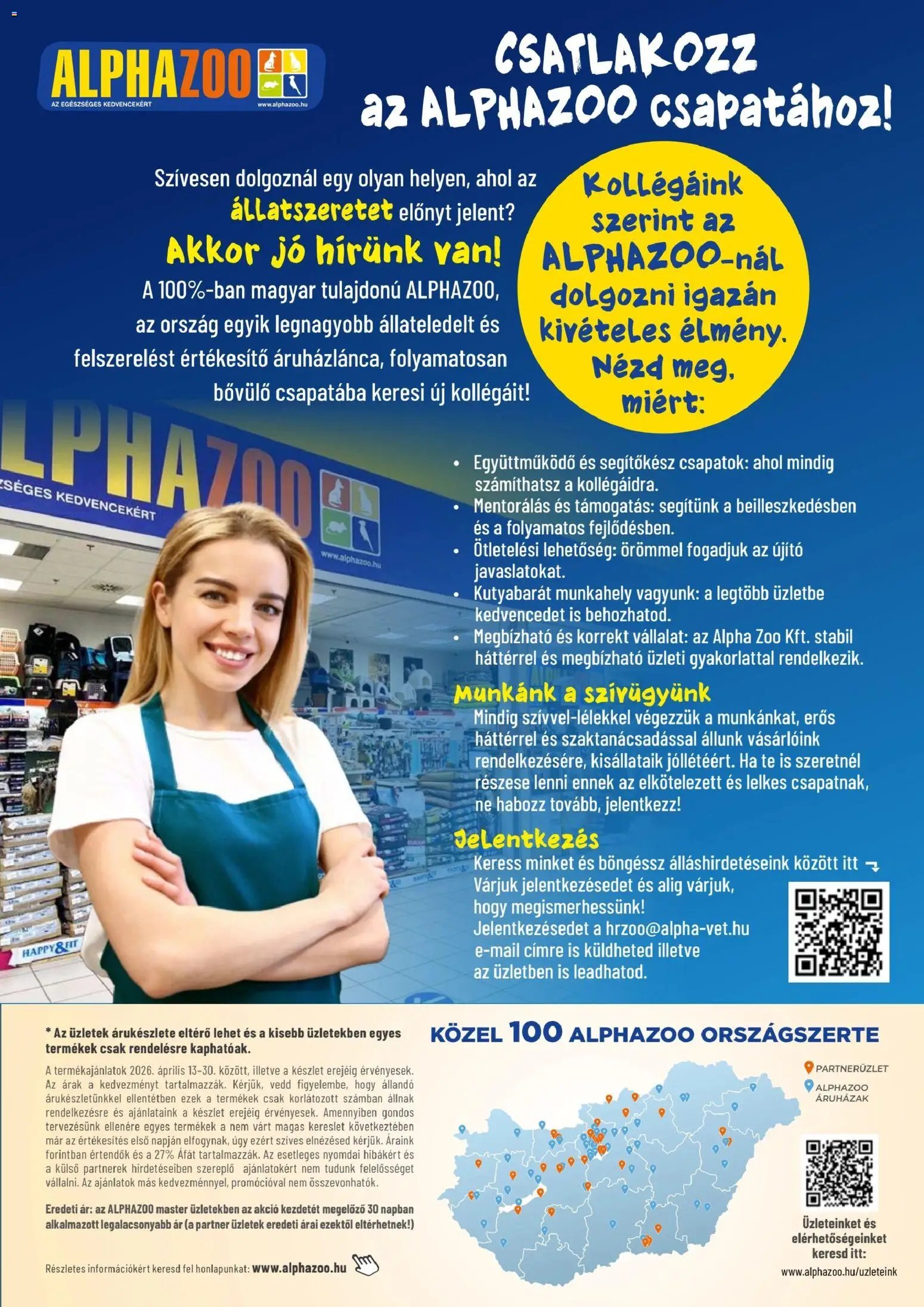 AlphaZoo újság 2026.04.13. AlphaZoo akciós újság (2026-04-13 - 2026-04-30)