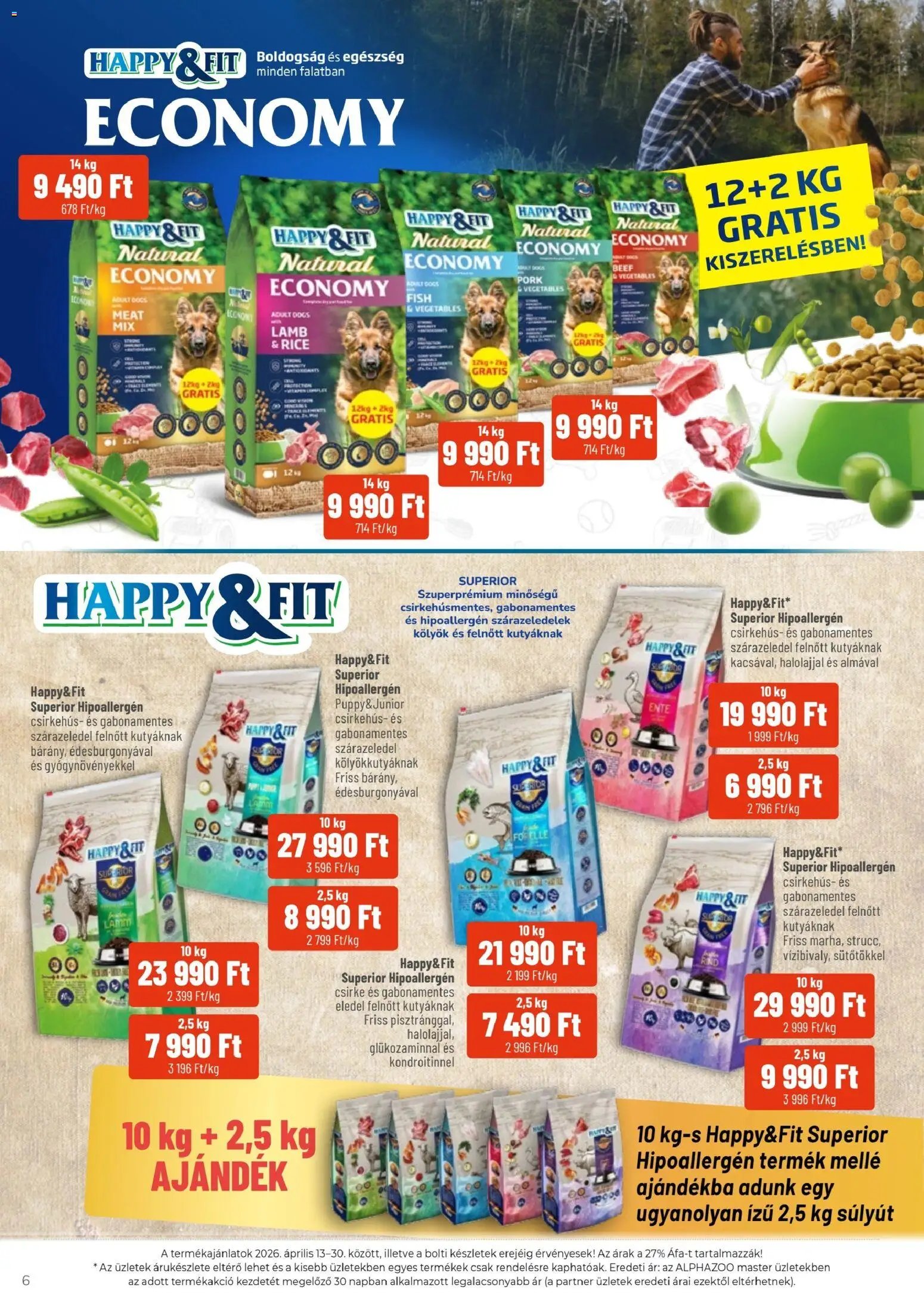 AlphaZoo újság 2026.04.13. AlphaZoo akciós újság (2026-04-13 - 2026-04-30)