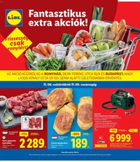 Lidl újság 2025.11.06. Bonyhad, Budapest (2025-11-06 - 2025-11-09)