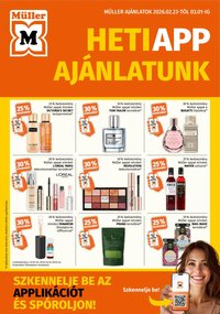 Müller újság 2026.02.23. Akciós újság Müller (2026-02-23 - 2026-03-01)