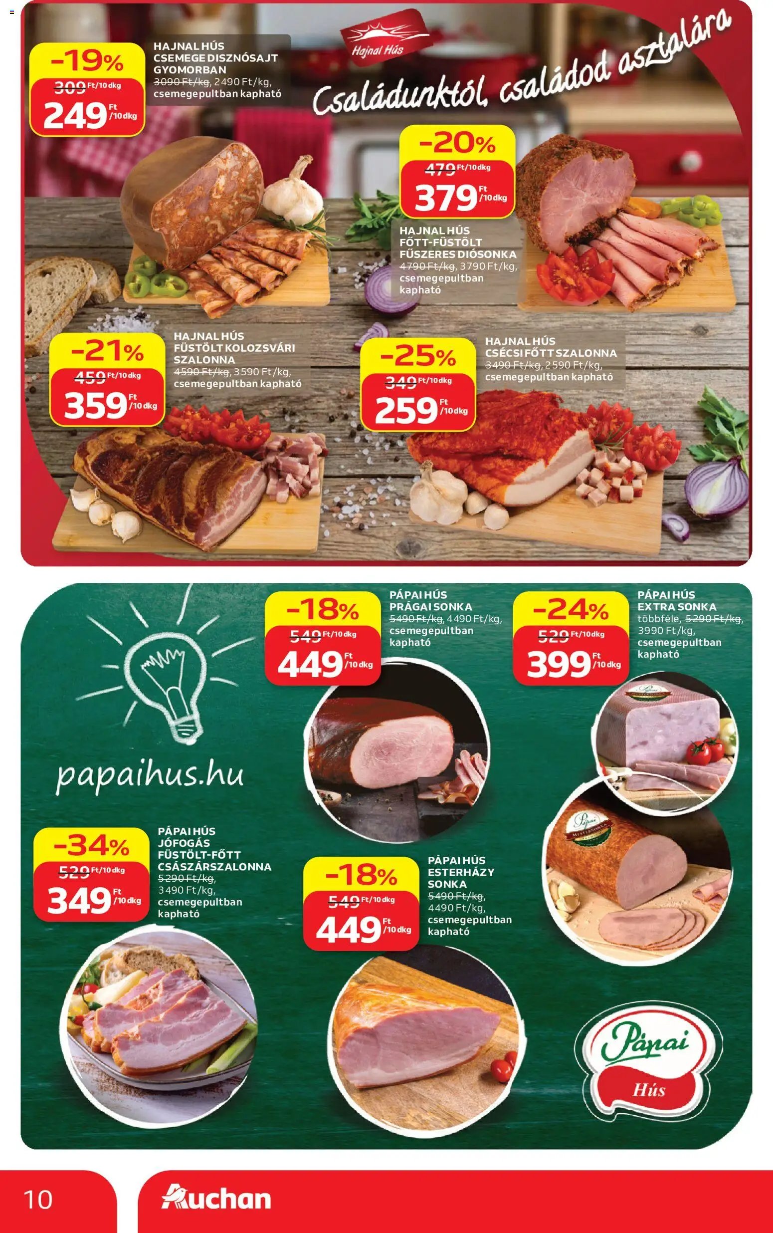 Auchan újság 2026.09.17. Auchan Szupermarket akciós újság