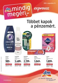 DM Drogerie Markt újság 2026.08.13. DM Drogerie Markt akciós újság