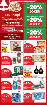 Interspar újság 2026.07.02. Interspar Kuponnapok