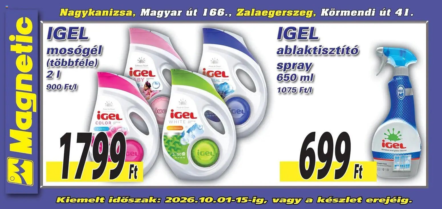 Magnetic újság 2026.10.01. Magnetic Aktuális óriásplakátok