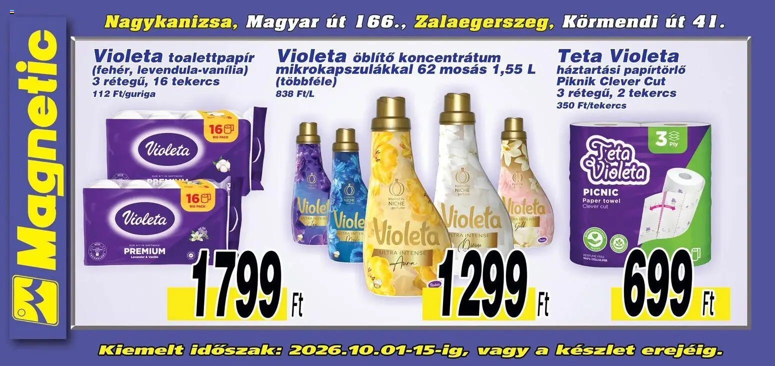 Magnetic újság 2026.10.01. Magnetic Aktuális óriásplakátok