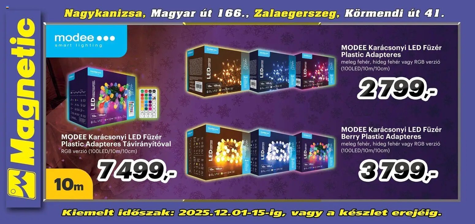 Magnetic újság 2025.12.01. Aktuális óriásplakátok (2025-12-01 - 2025-12-15)