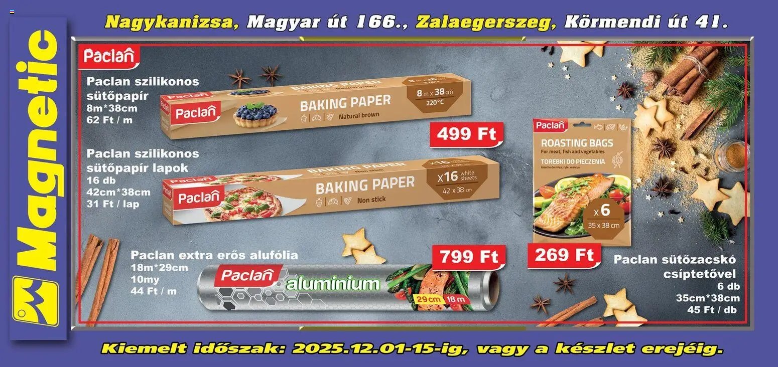 Magnetic újság 2025.12.01. Aktuális óriásplakátok (2025-12-01 - 2025-12-15)