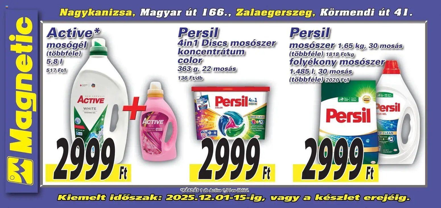 Magnetic újság 2025.12.01. Aktuális óriásplakátok (2025-12-01 - 2025-12-15)