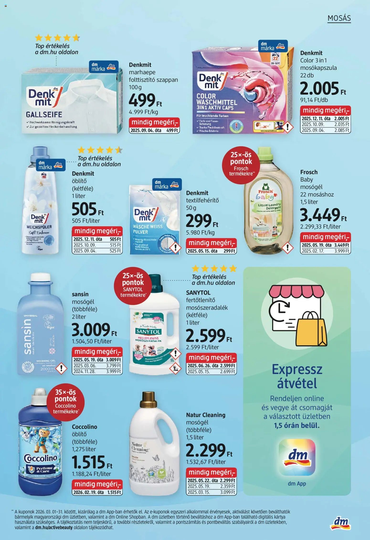 DM Drogerie Markt újság 2026.03.05. DM Drogerie Markt akciós újság (2026-03-05 - 2026-03-18)