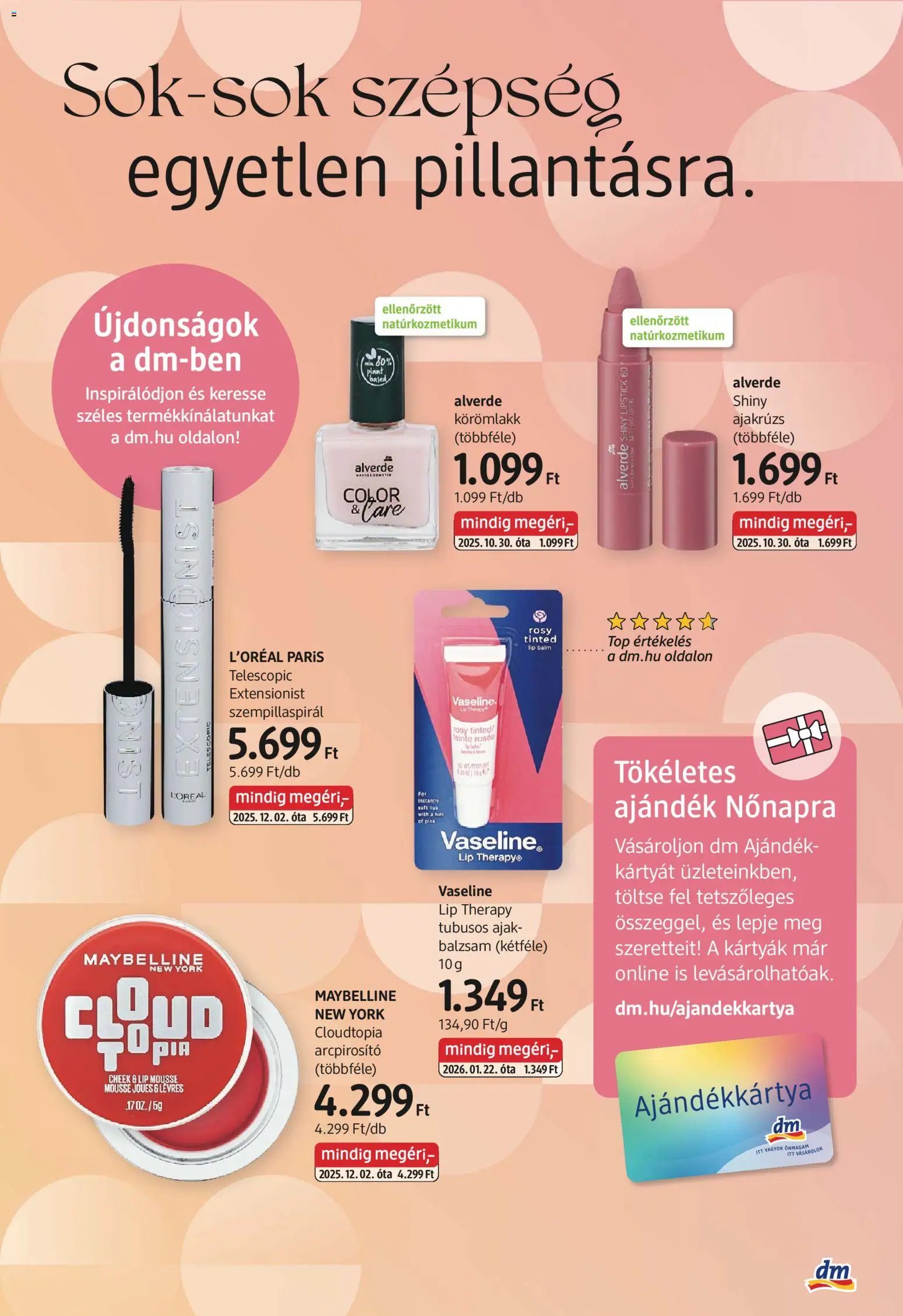 DM Drogerie Markt újság 2026.03.05. DM Drogerie Markt akciós újság (2026-03-05 - 2026-03-18)