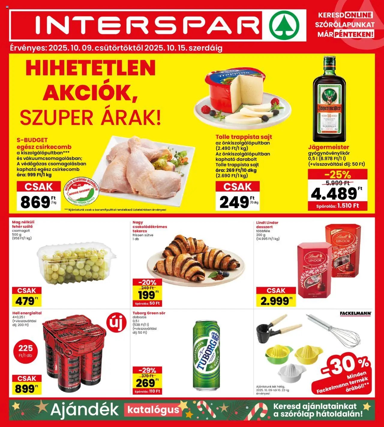Interspar újság 2025.10.09. Akciós újság Interspar (2025-10-09 - 2025-10-15)