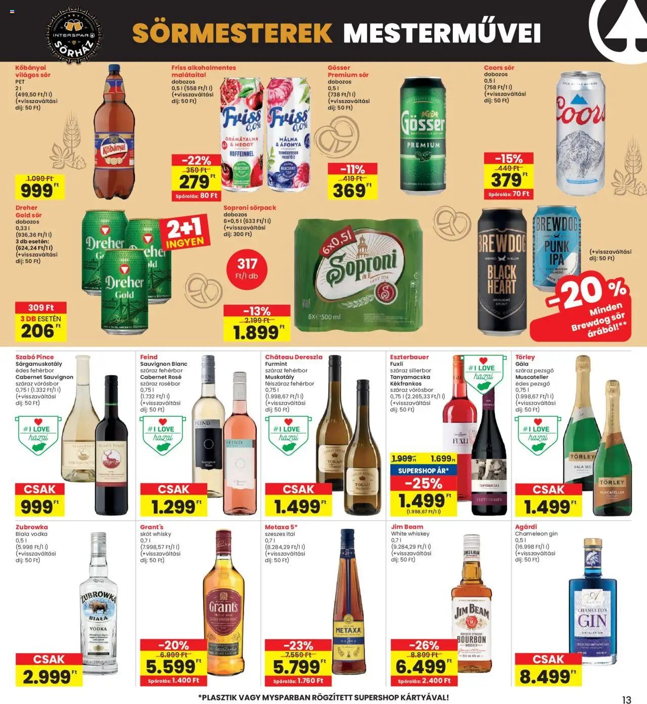 Interspar újság 2025.10.09. Akciós újság Interspar (2025-10-09 - 2025-10-15)