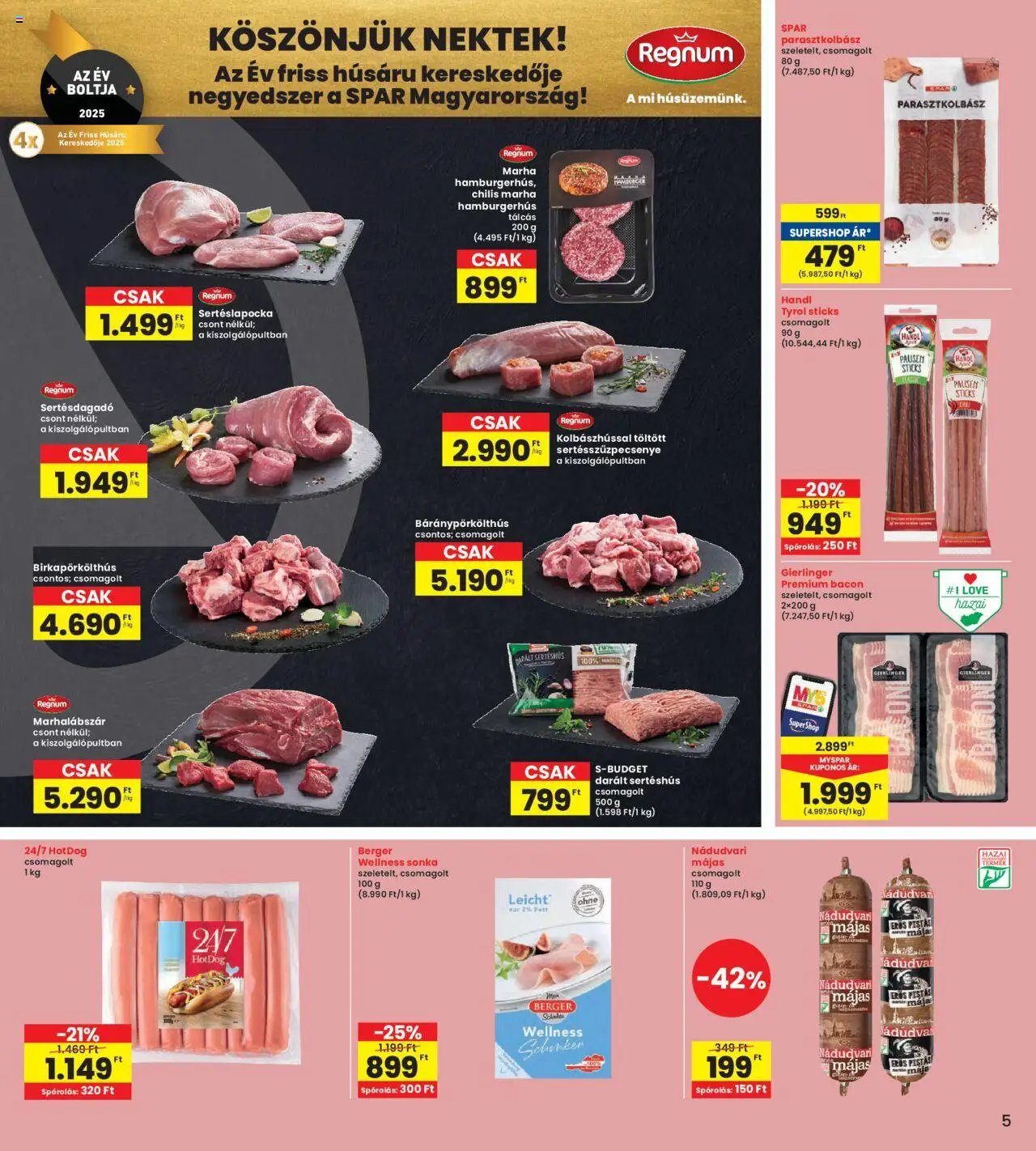 Interspar újság 2025.10.09. Akciós újság Interspar (2025-10-09 - 2025-10-15)