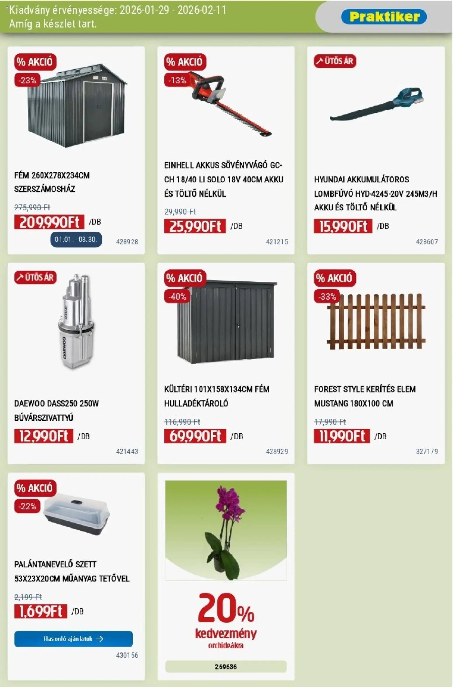 Praktiker újság 2026.01.29. Akciós újság Praktiker (2026-01-29 - 2026-02-11)