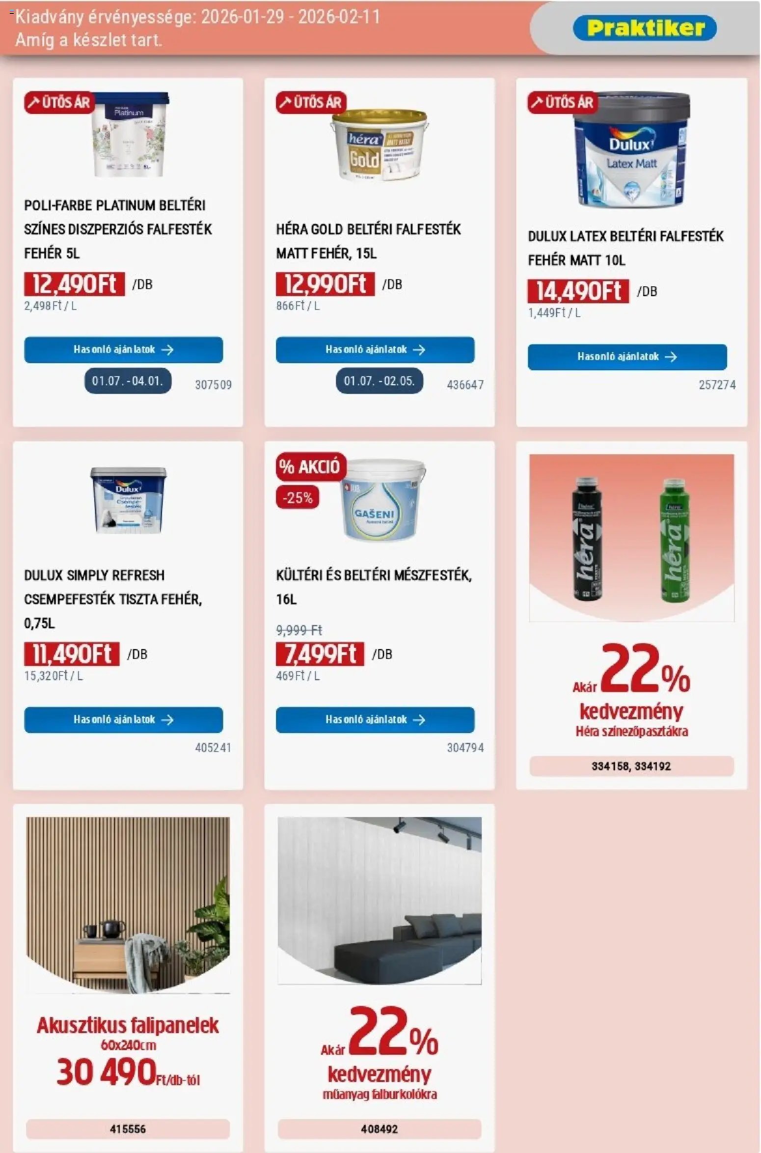 Praktiker újság 2026.01.29. Akciós újság Praktiker (2026-01-29 - 2026-02-11)
