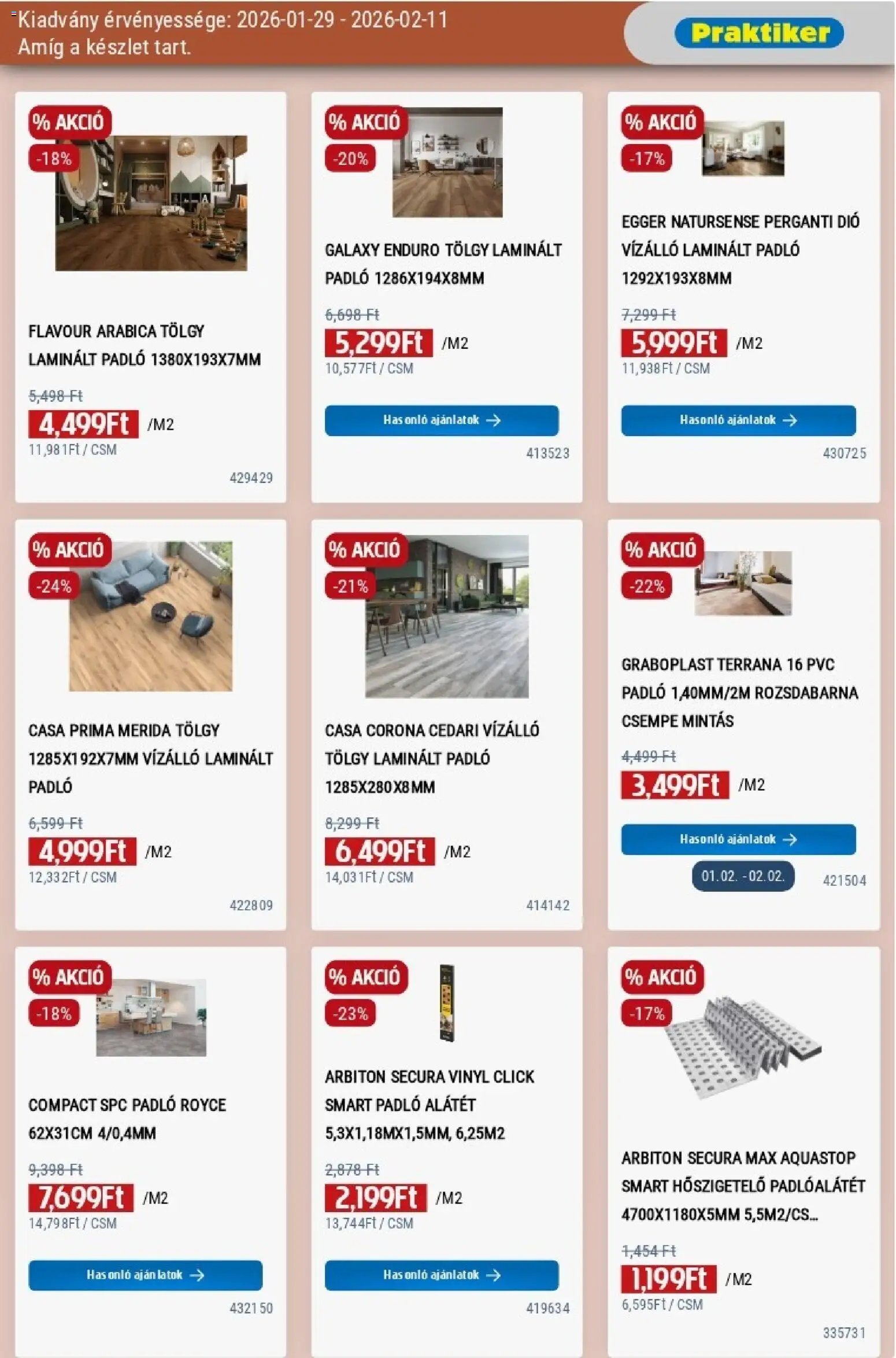 Praktiker újság 2026.01.29. Akciós újság Praktiker (2026-01-29 - 2026-02-11)