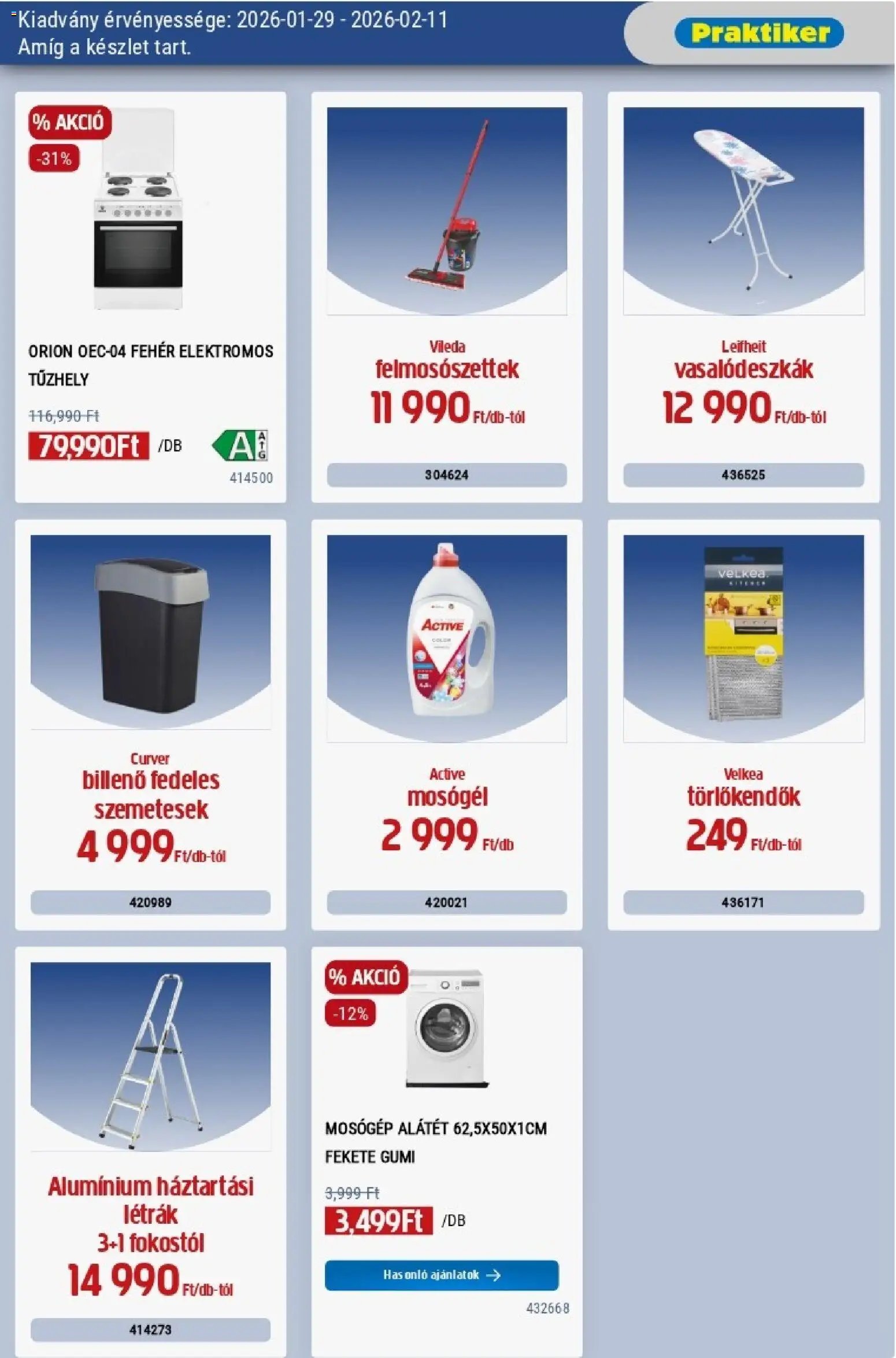 Praktiker újság 2026.01.29. Akciós újság Praktiker (2026-01-29 - 2026-02-11)