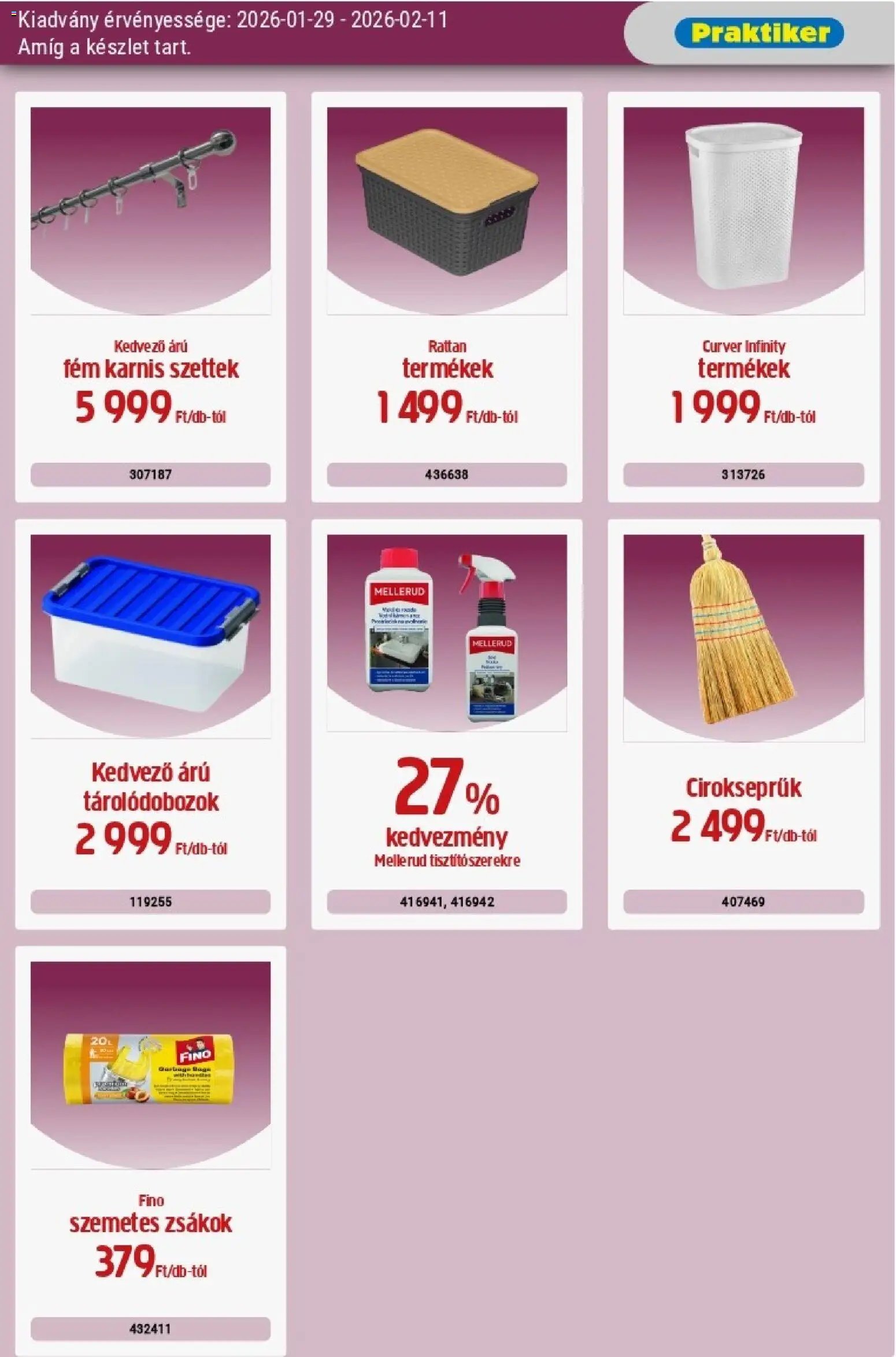 Praktiker újság 2026.01.29. Akciós újság Praktiker (2026-01-29 - 2026-02-11)