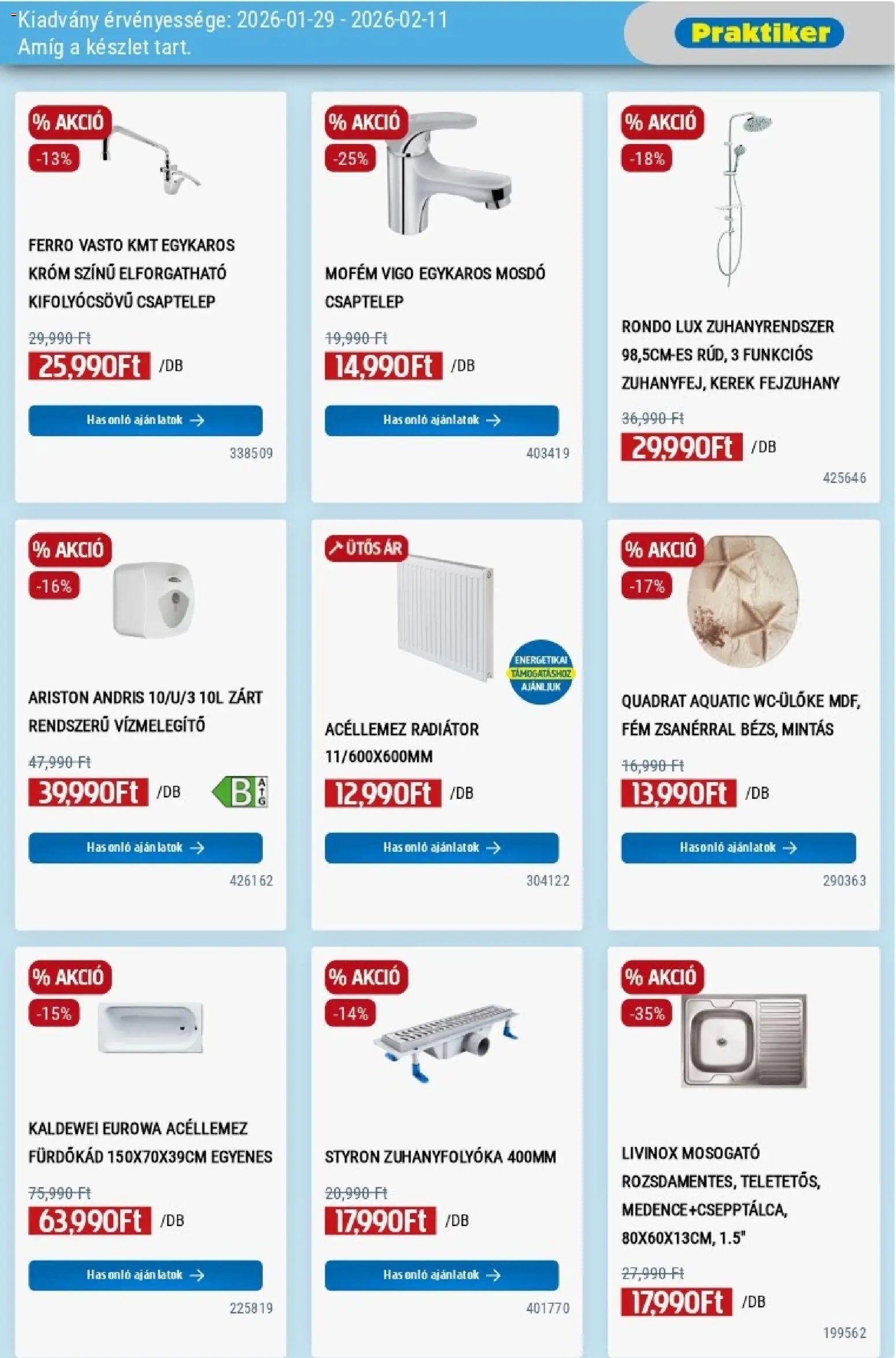 Praktiker újság 2026.01.29. Akciós újság Praktiker (2026-01-29 - 2026-02-11)