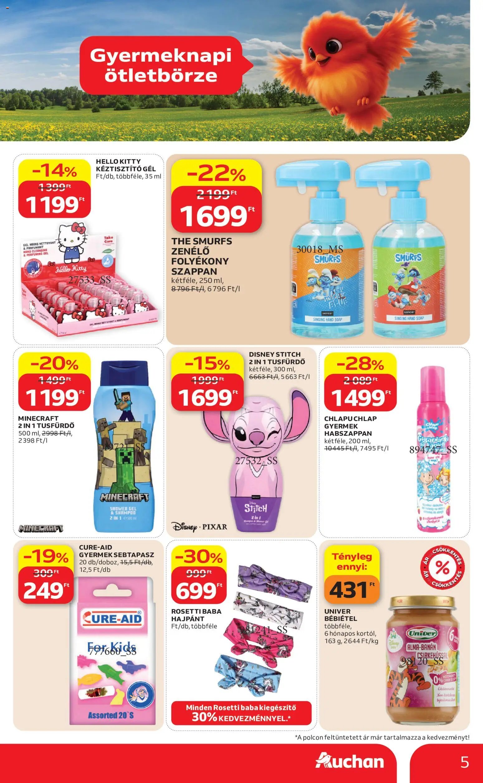 Auchan újság 2026.05.14. Auchan Gyereknapi ajanlataink (2026-05-14 - 2026-05-27)