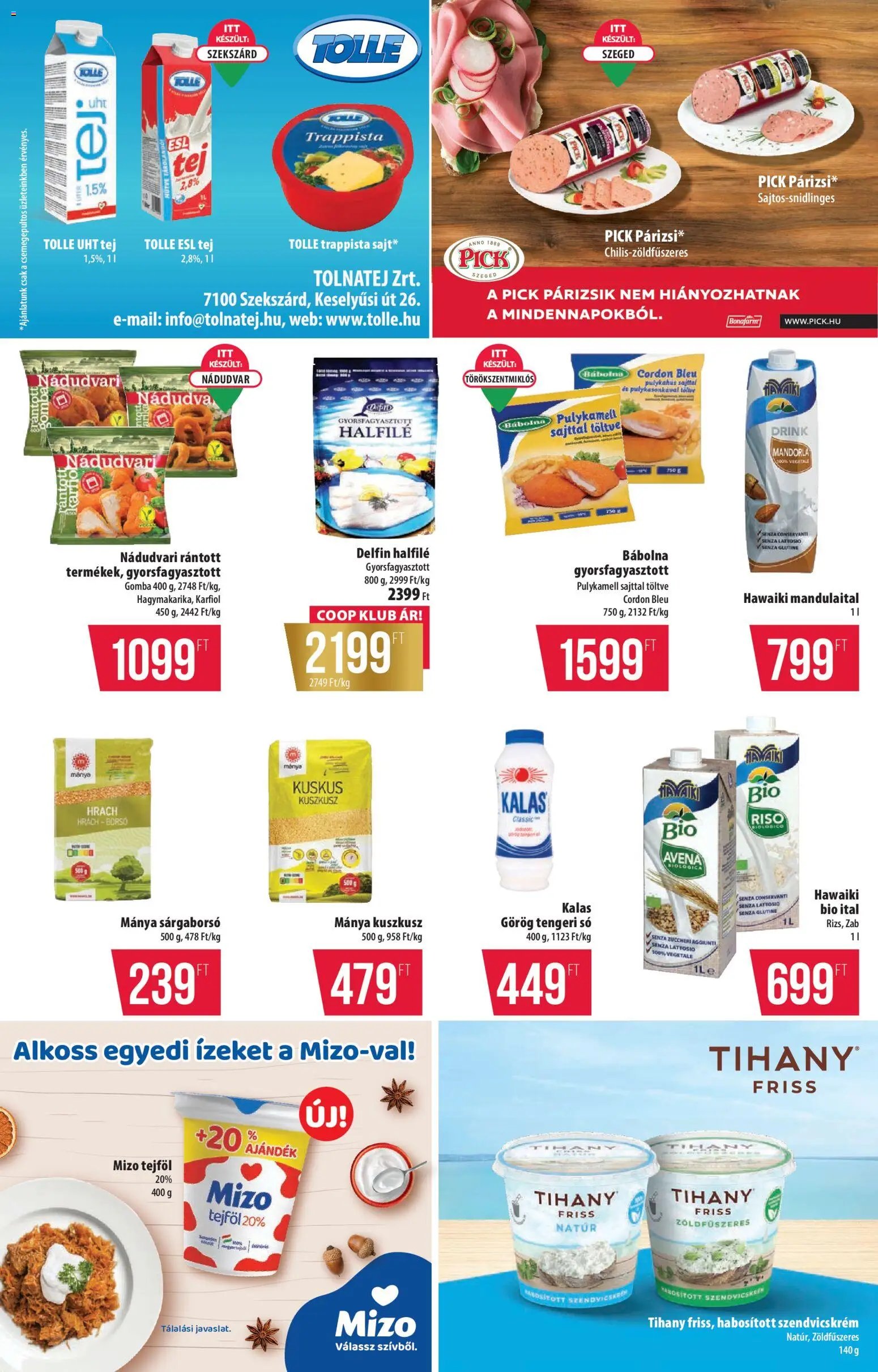 COOP újság 2026.10.01. COOP - Szuper Plusz / Tisza