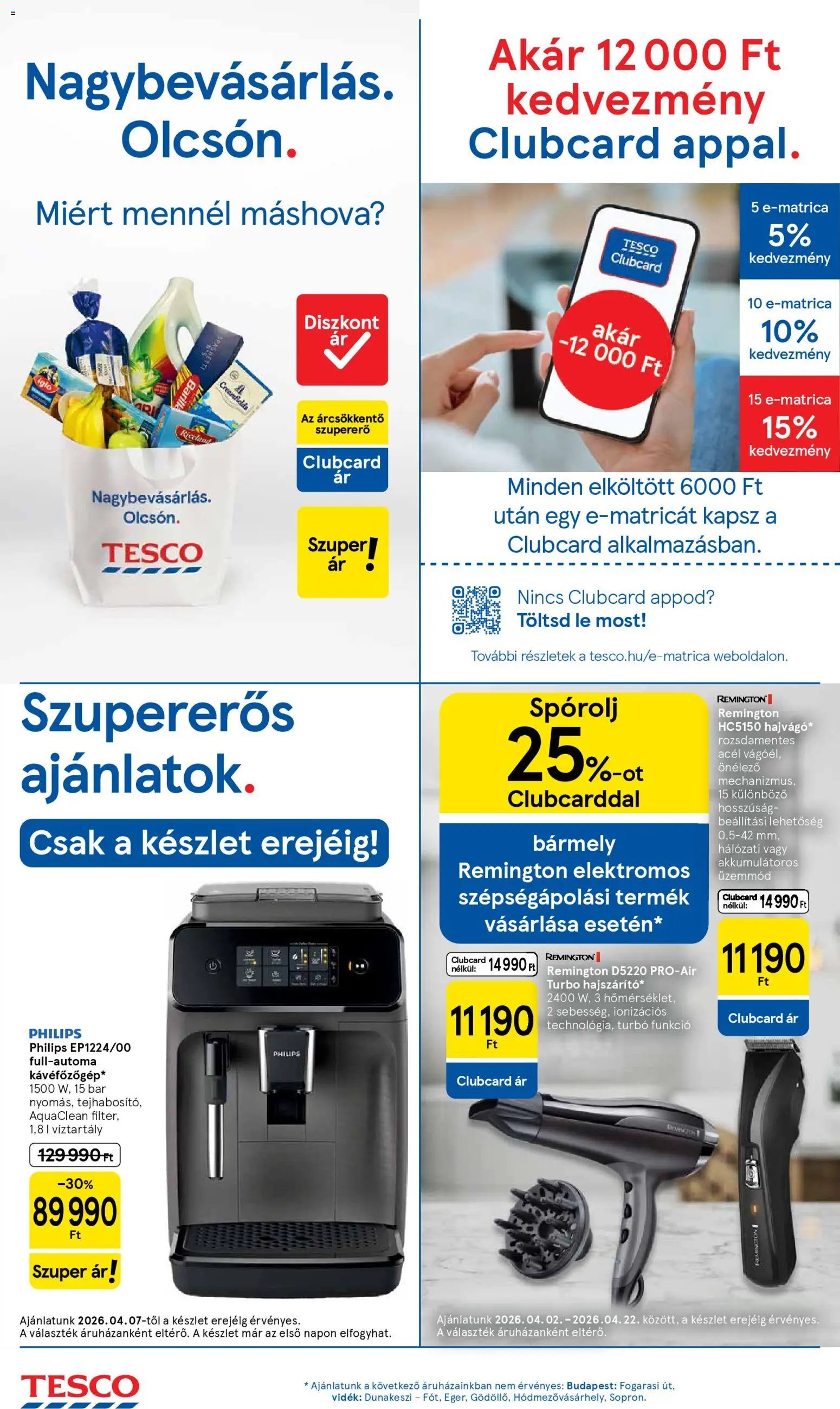 Tesco újság 2026.04.07. Tesco aktuális akciós újság (2026-04-07 - 2026-04-15)