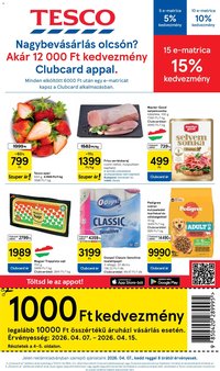 Tesco újság 2026.04.07. Tesco aktuális akciós újság (2026-04-07 - 2026-04-15)