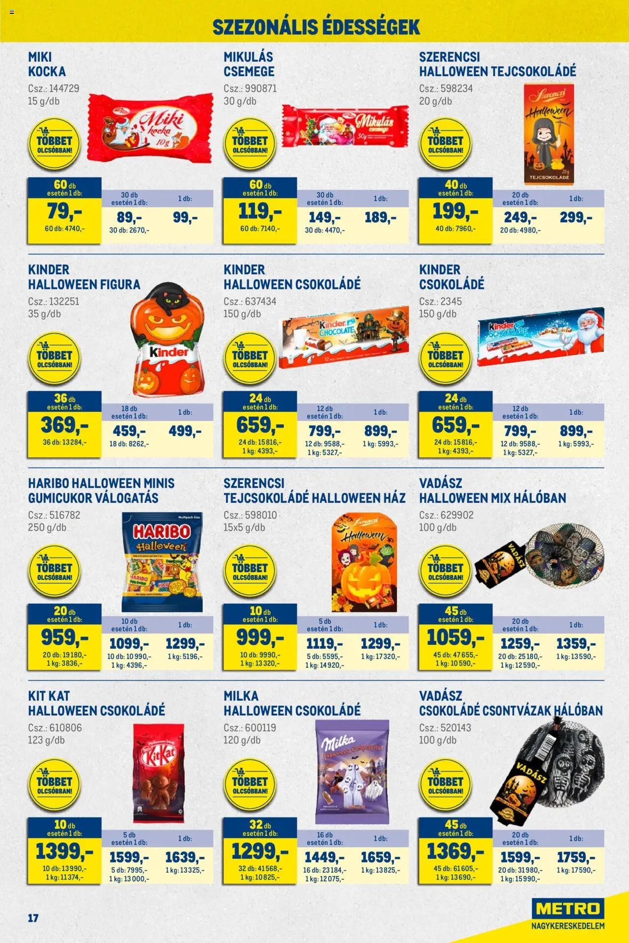 Metro újság 2025.10.01. Nagy Ajánlatok Kiskereskedőknek (2025-10-01 - 2025-10-31)