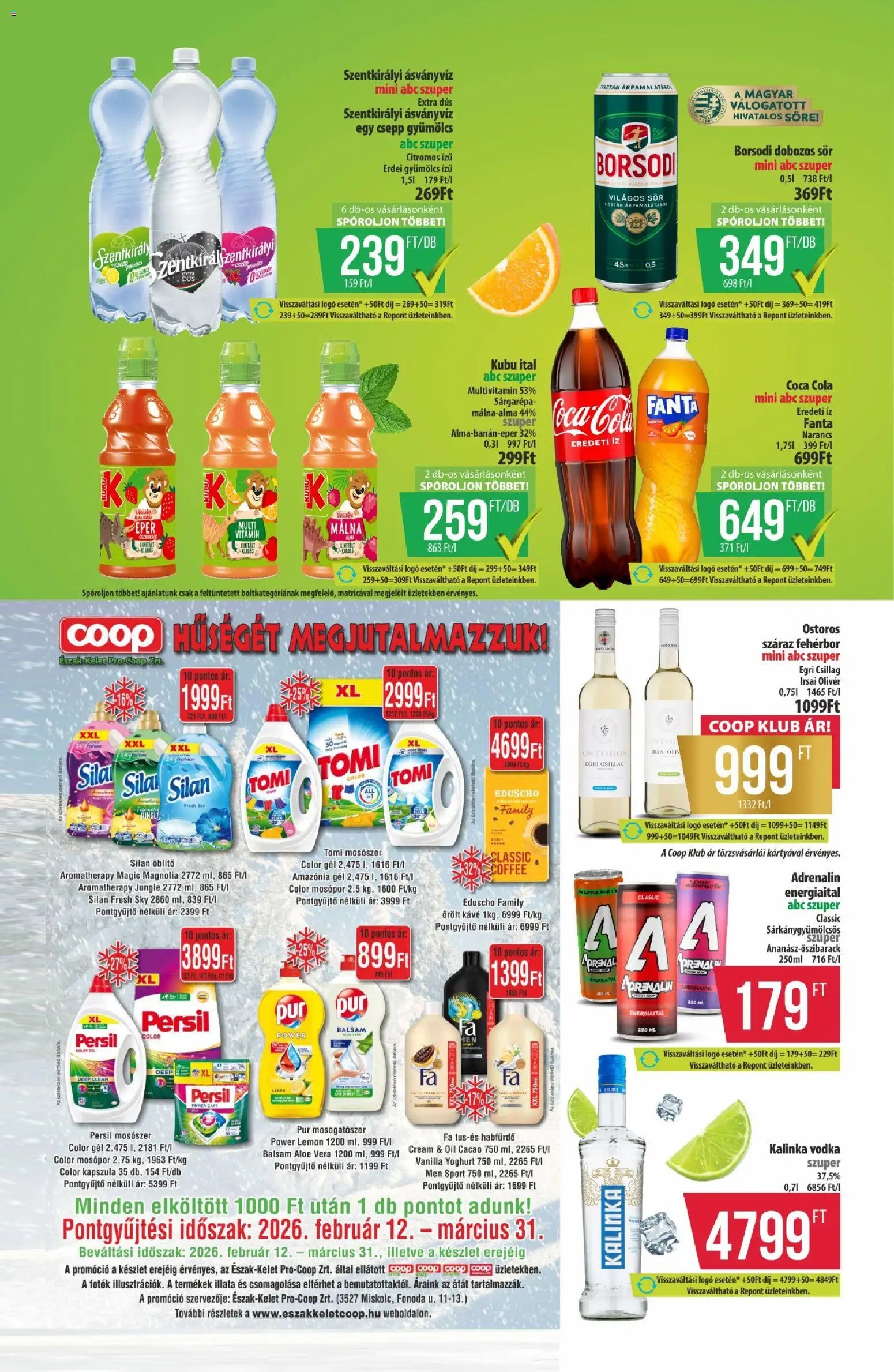 COOP újság 2026.02.12. Észak Kelet Pro-Coop Zrt (2026-02-12 - 2026-02-18)