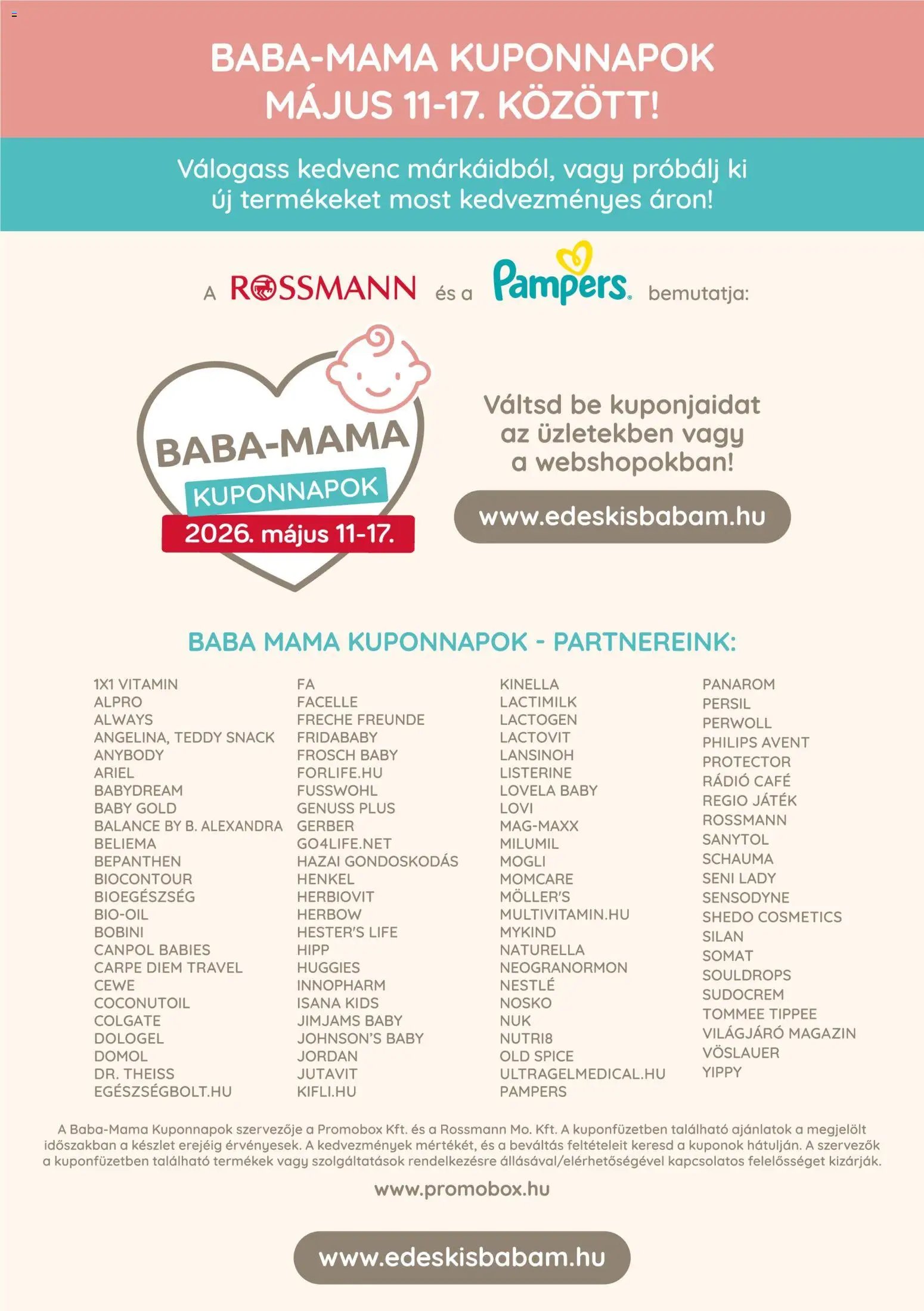 Rossmann újság 2026.05.11. Rossmann Kupon Magazin (2026-05-11 - 2026-05-17)