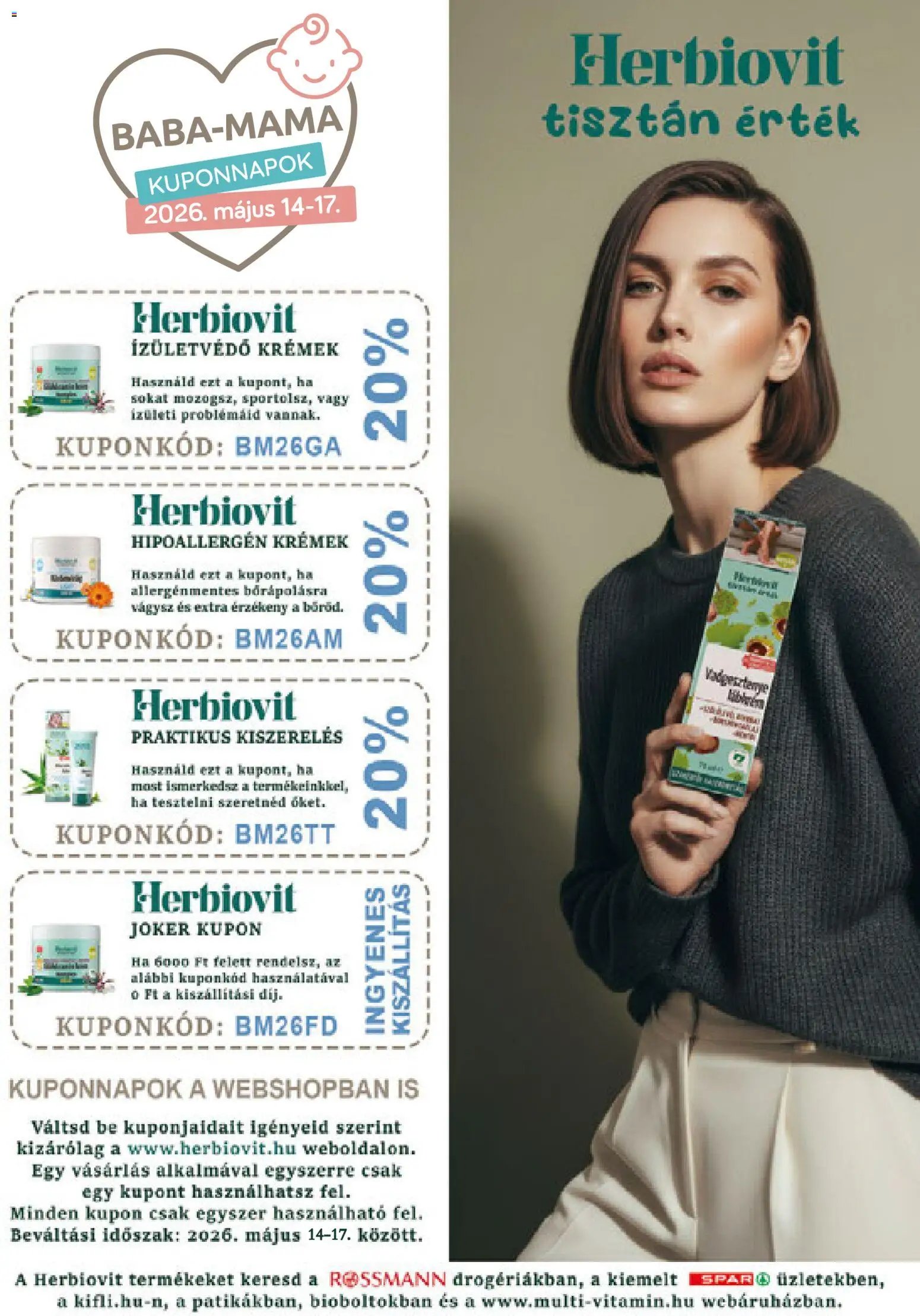 Rossmann újság 2026.05.11. Rossmann Kupon Magazin (2026-05-11 - 2026-05-17)