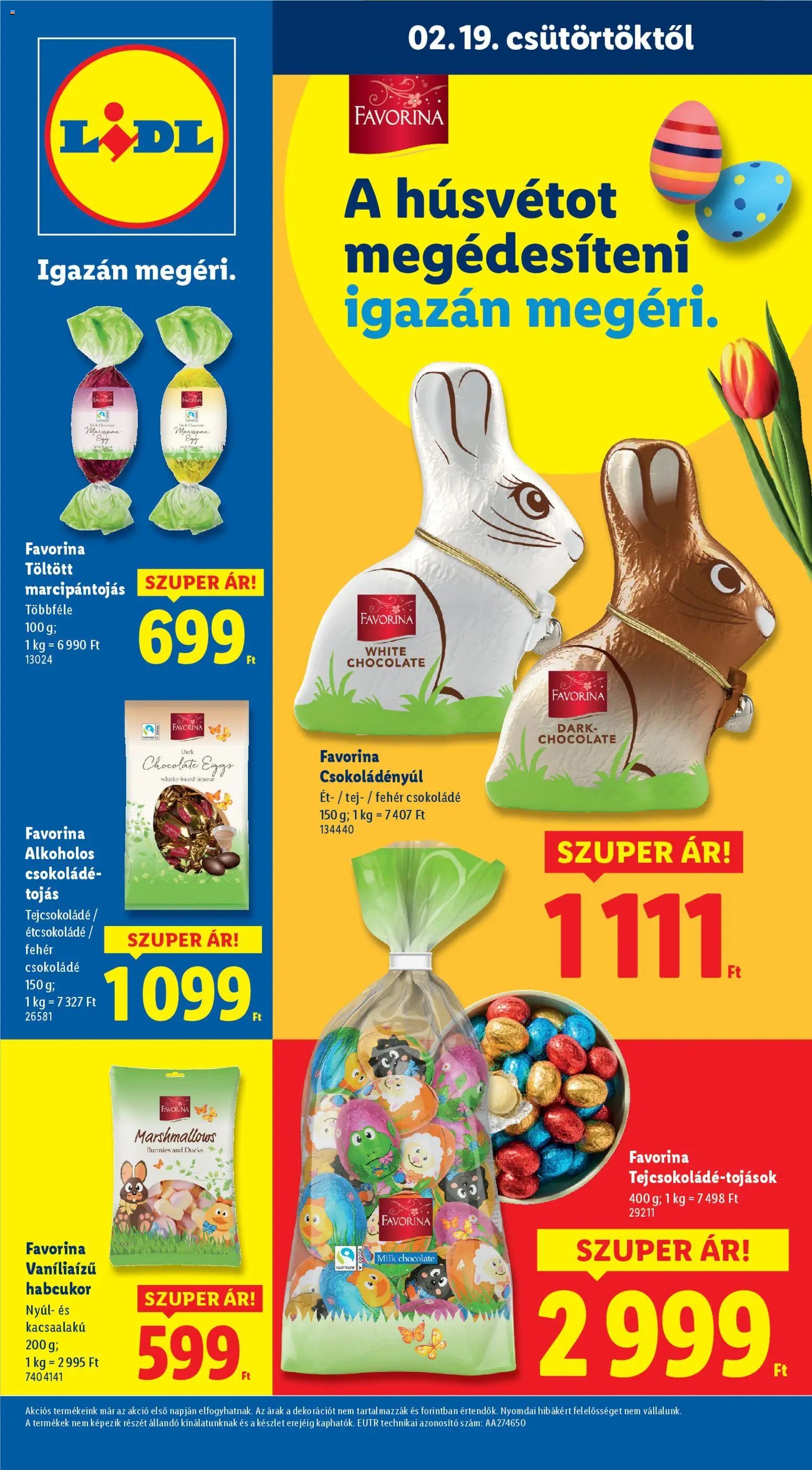 Lidl újság 2026.02.19. Favorina katalógus (2026-02-19 - 2026-03-31)